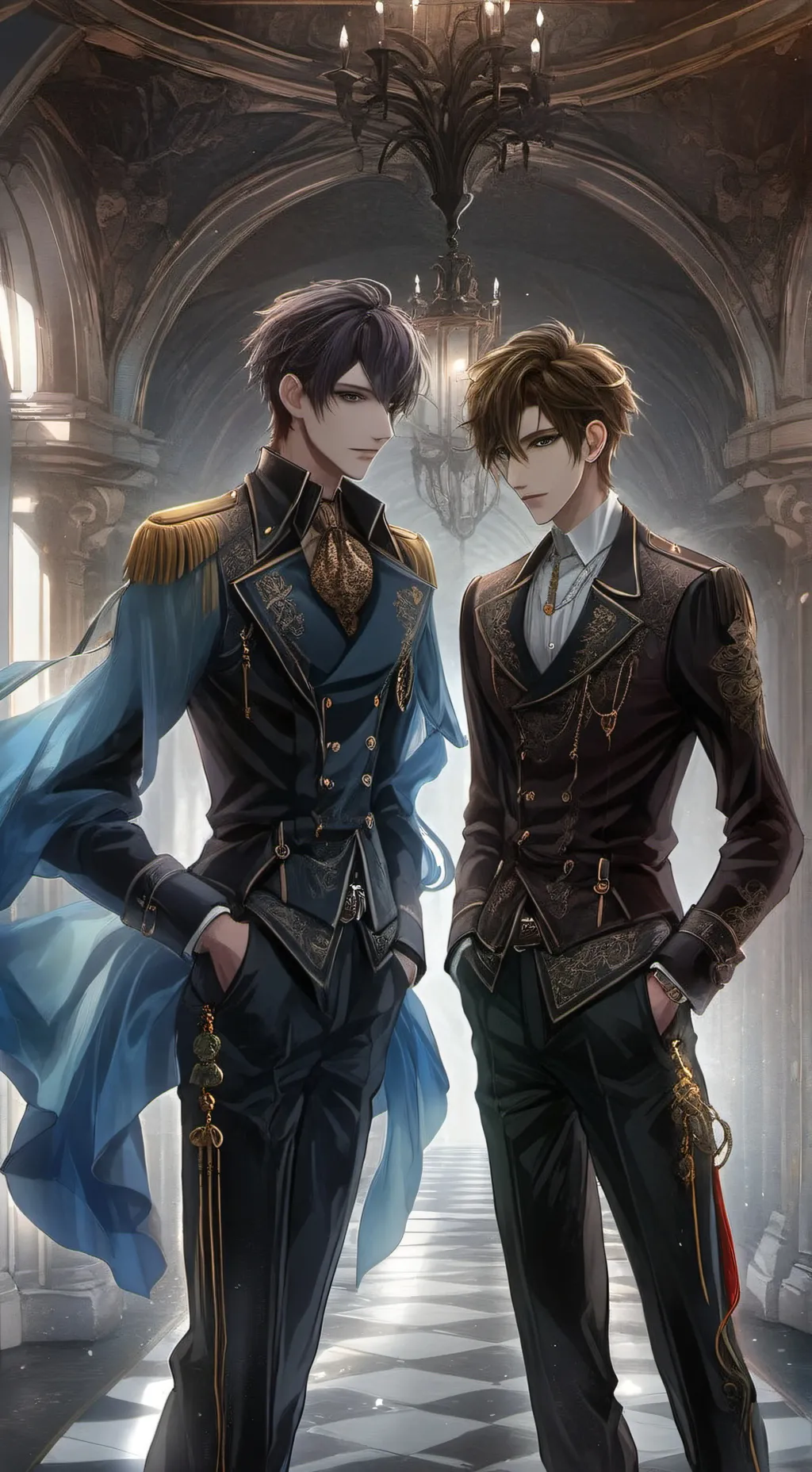 ai character: Andrew and Alex background
