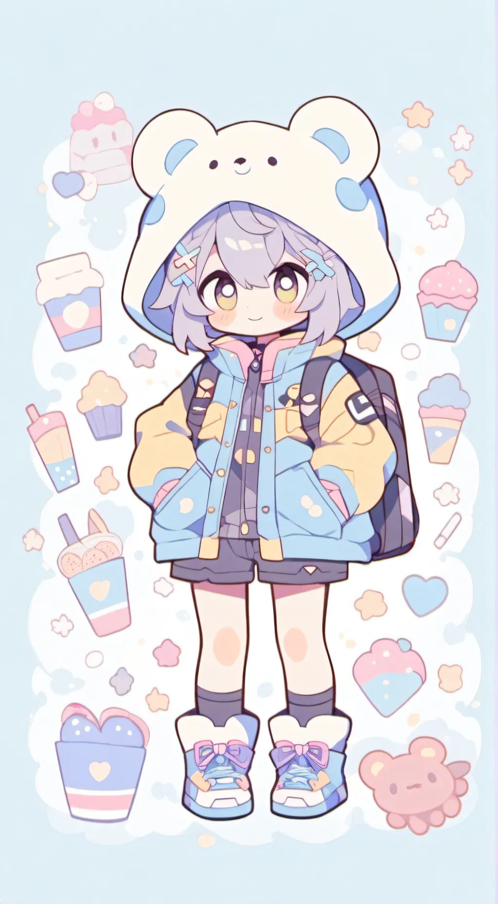 ai character: YOUTUBER MIRYSITA background
