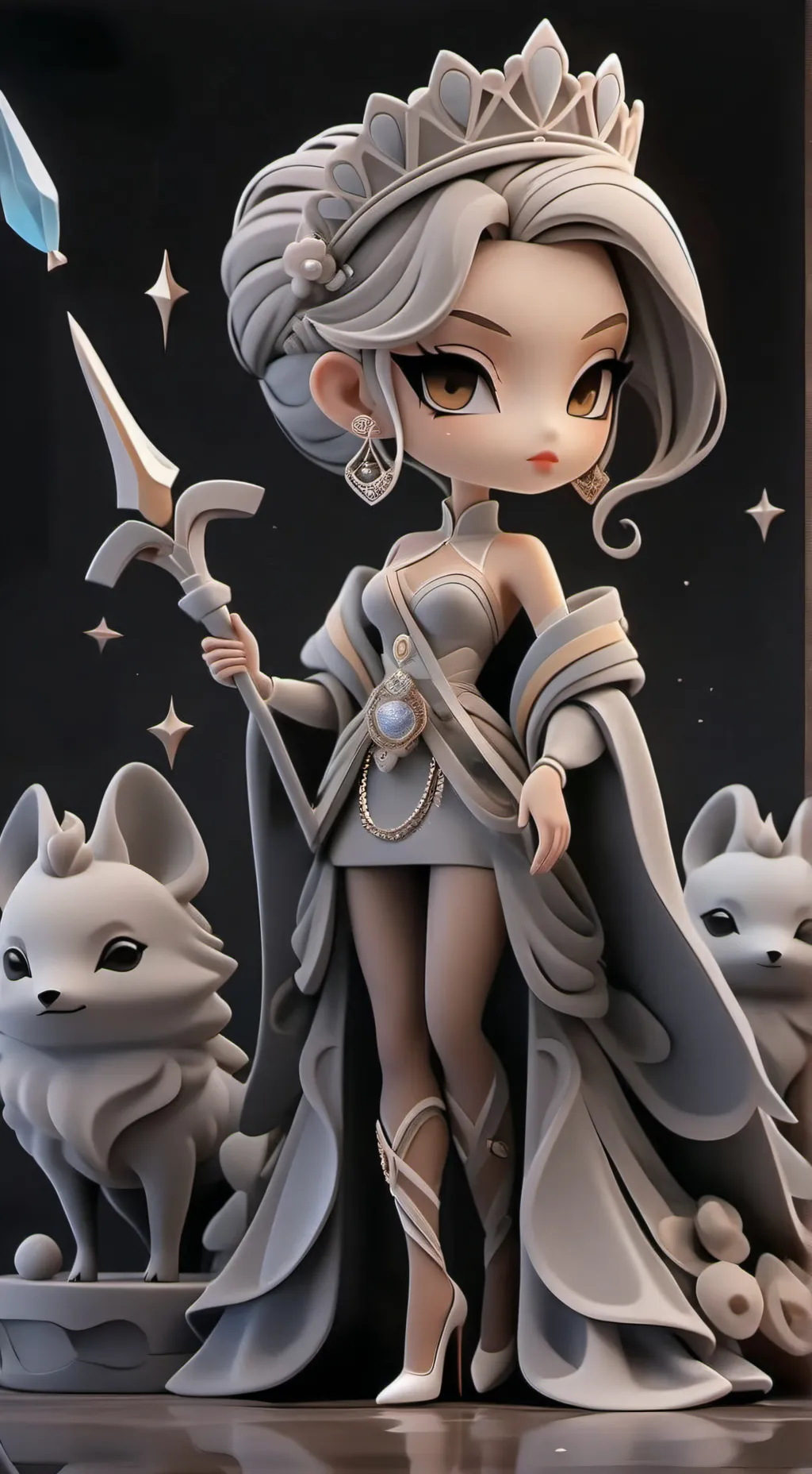 ai character: Sonic crew queen background