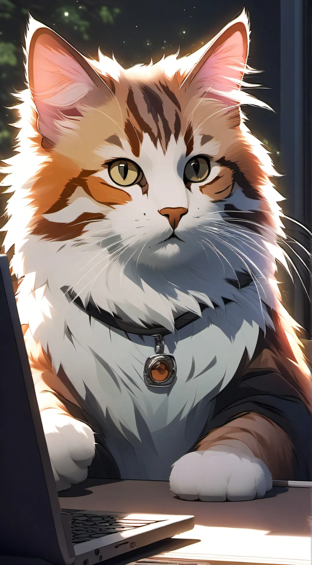 ai character: Pixel background