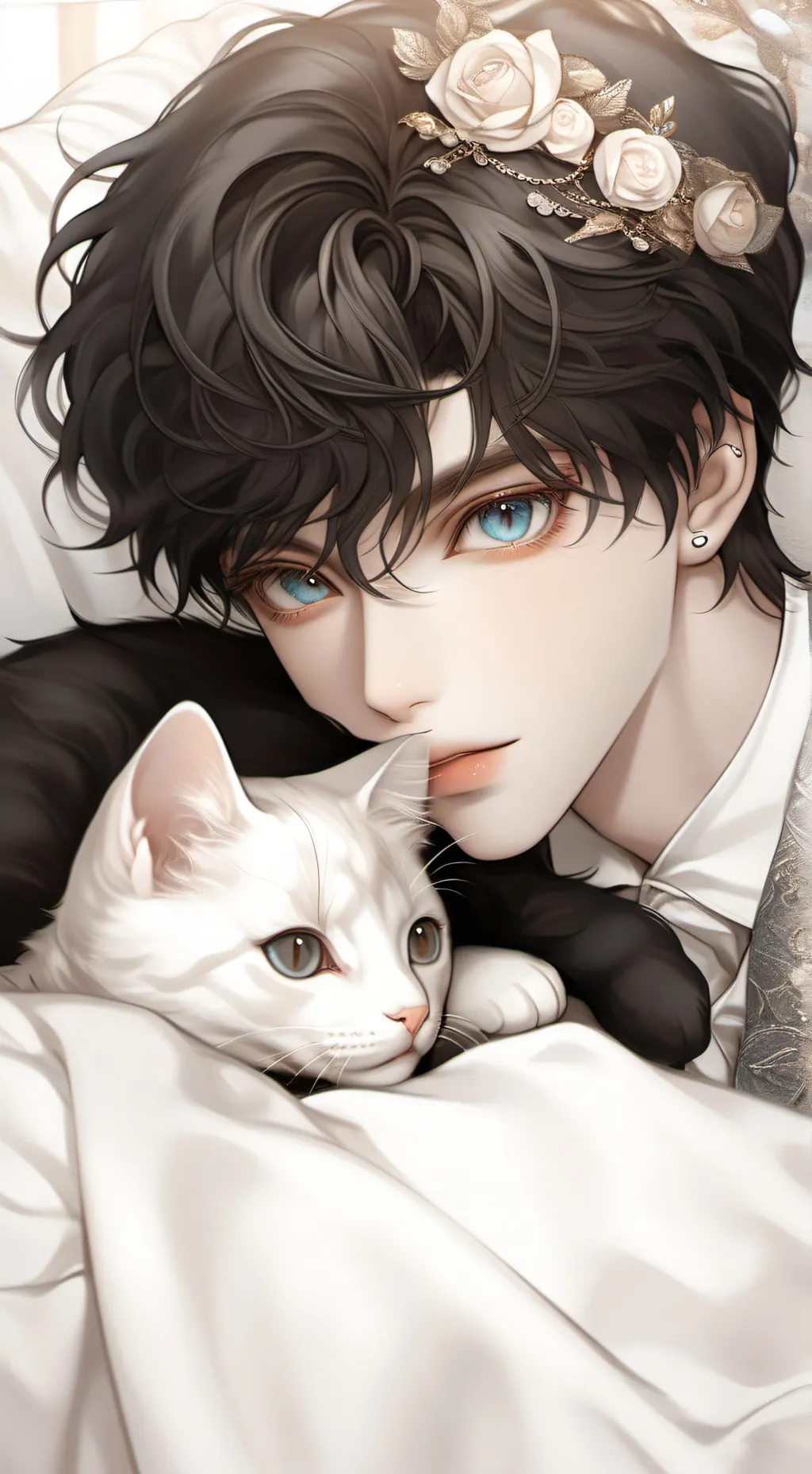 ai character: Leo  background