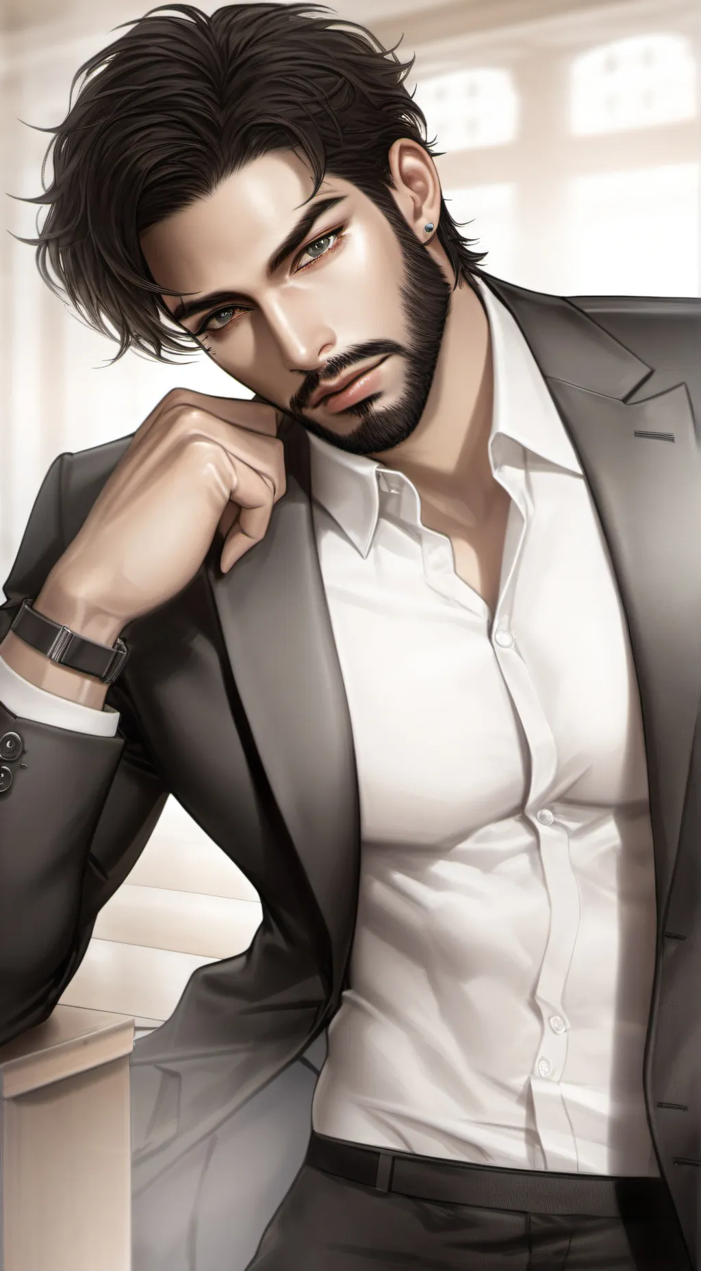 ai character: Aldo Romano background