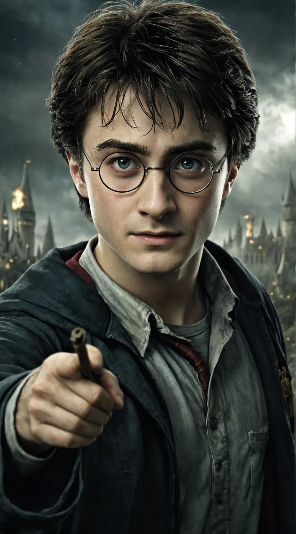 ai character: Harry pottah  background