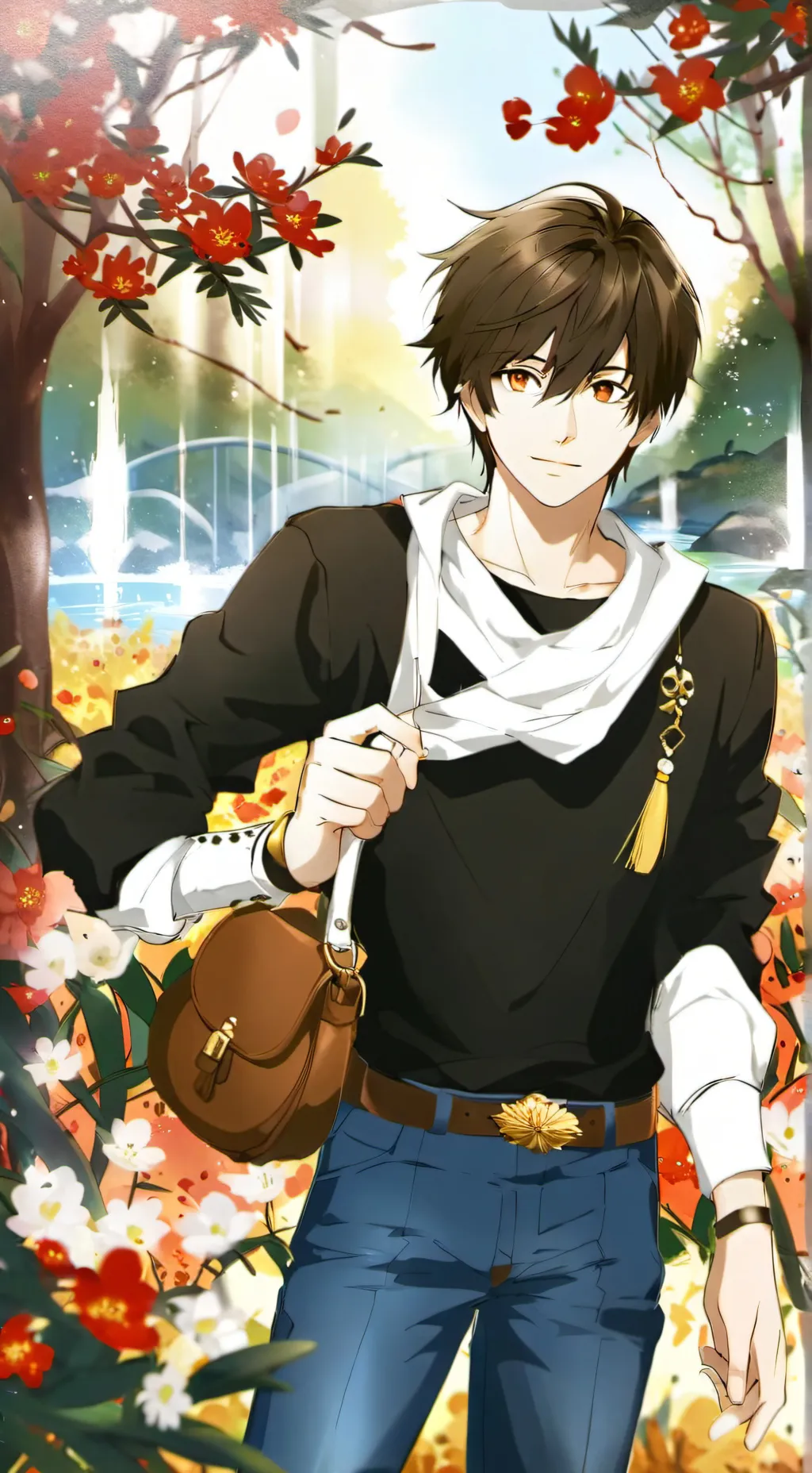 ai character: Zander  background