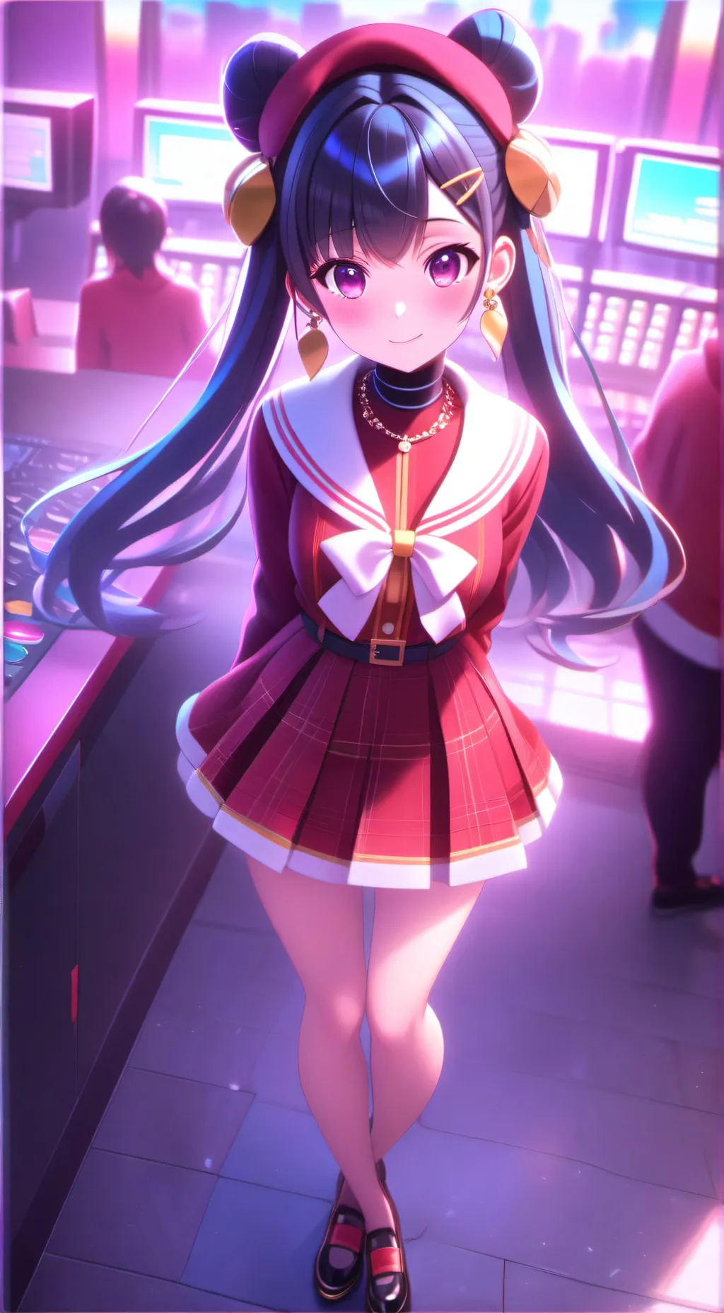 ai character: ROAST HER  background