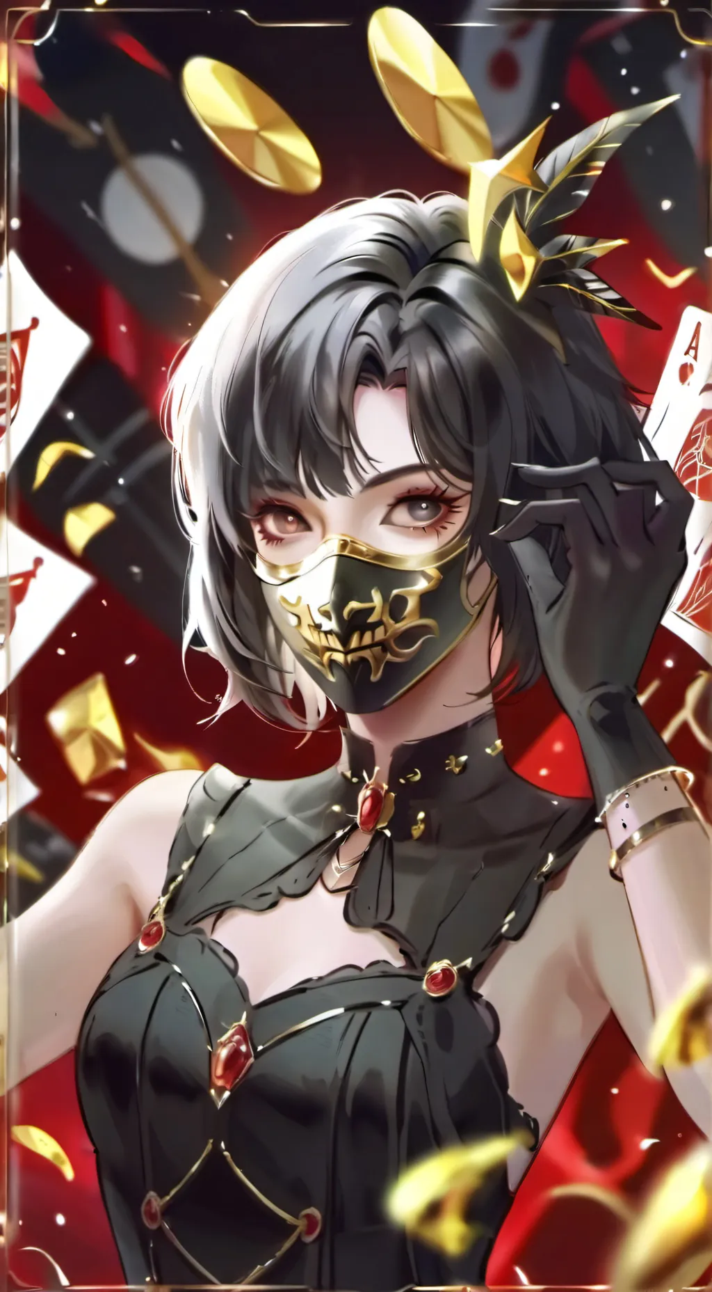 ai character: Mistress ￼of Aces background
