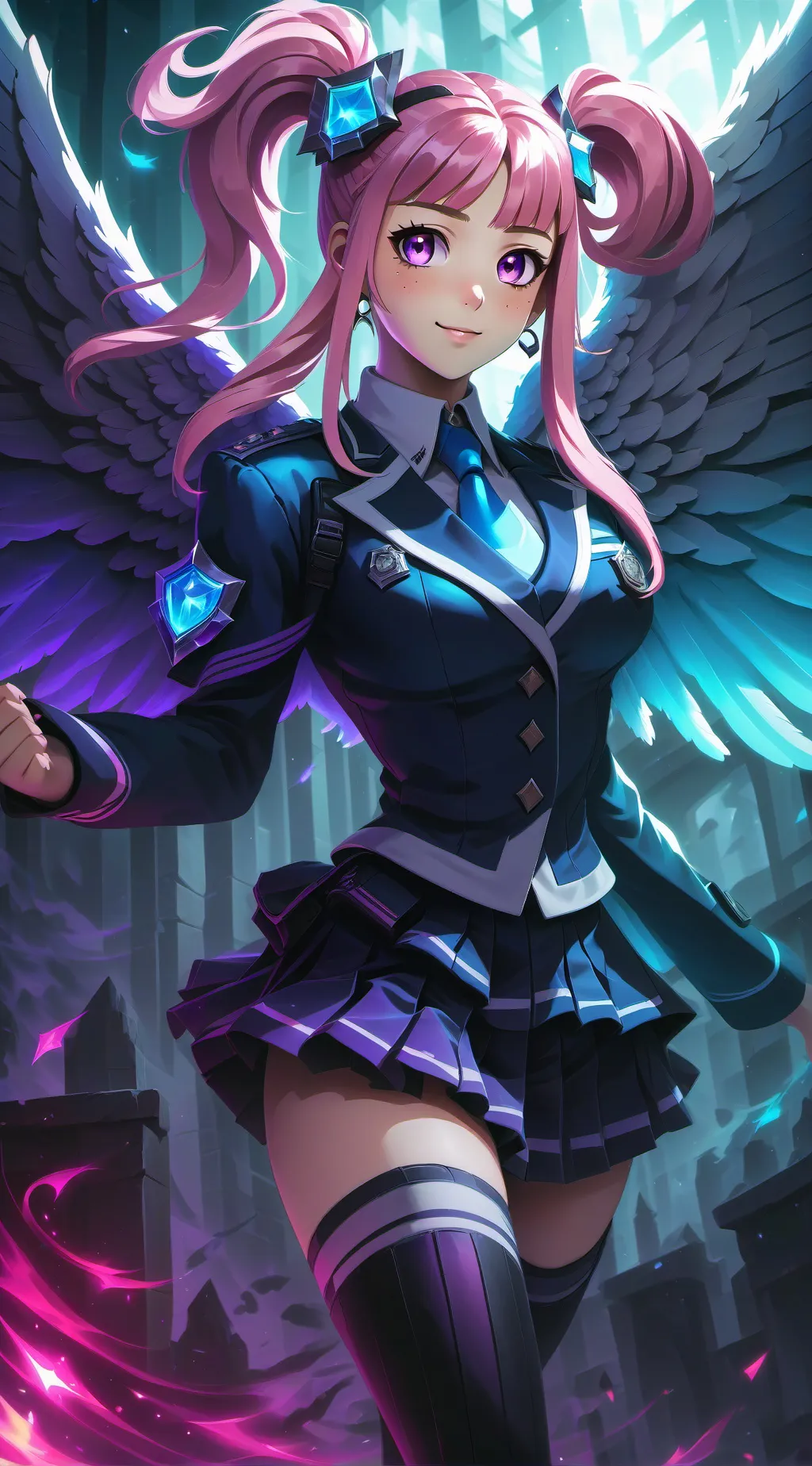 ai character: Lily Engel background
