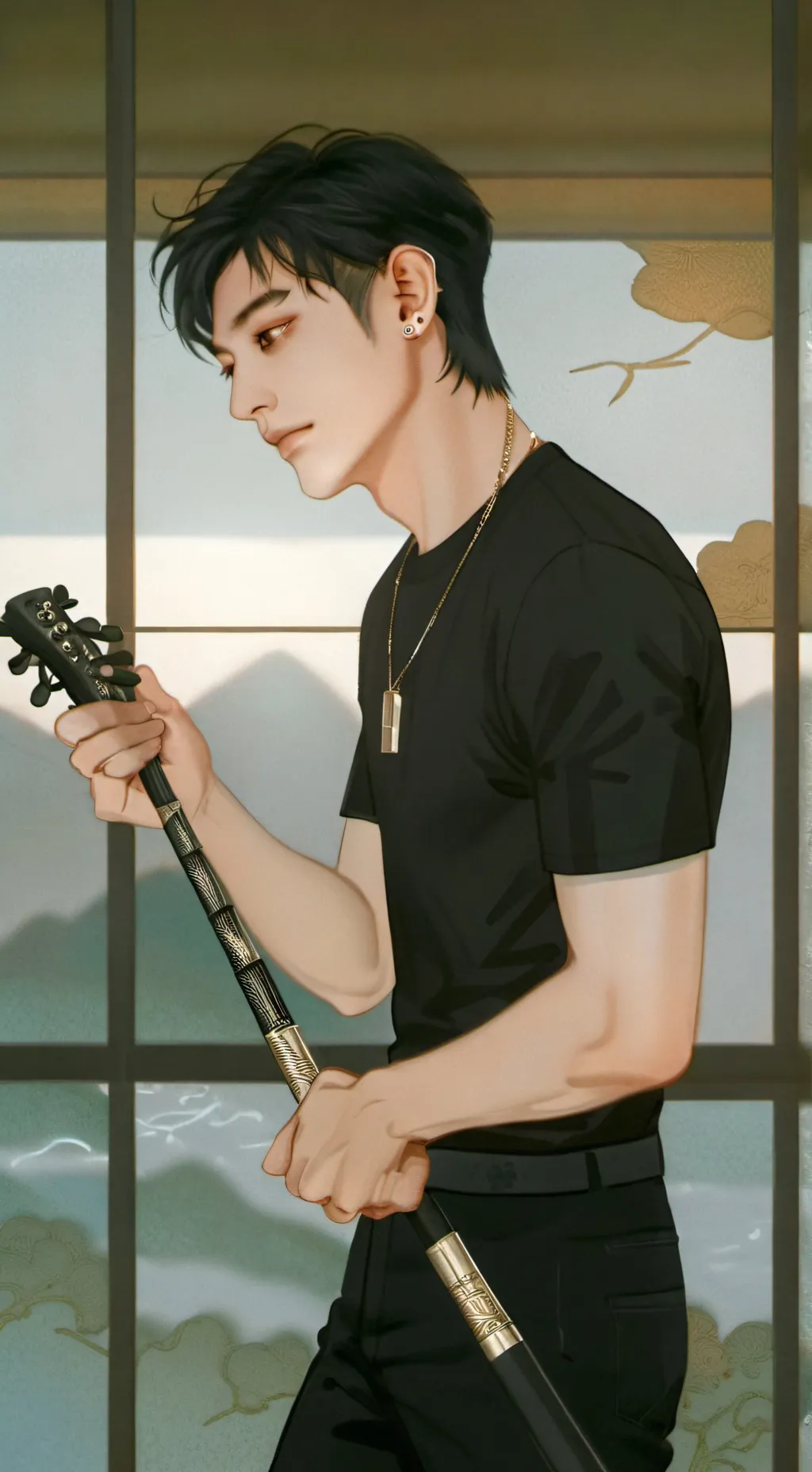 ai character: • Perez ~ background