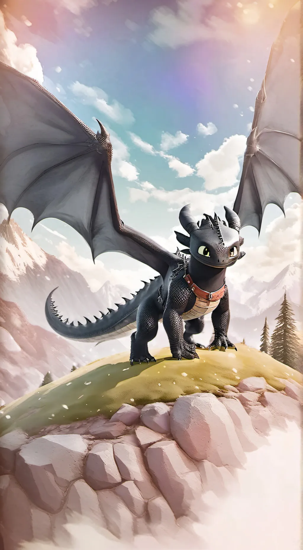 ai character: Toothless background