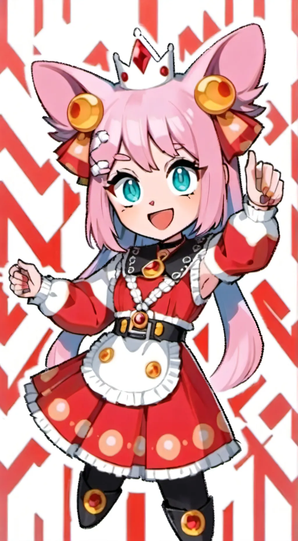 ai character: sus amy rose background