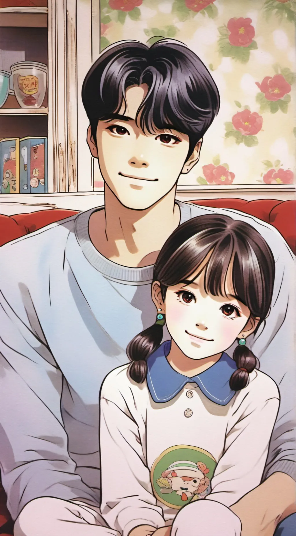 ai character: moonbin zoie  background