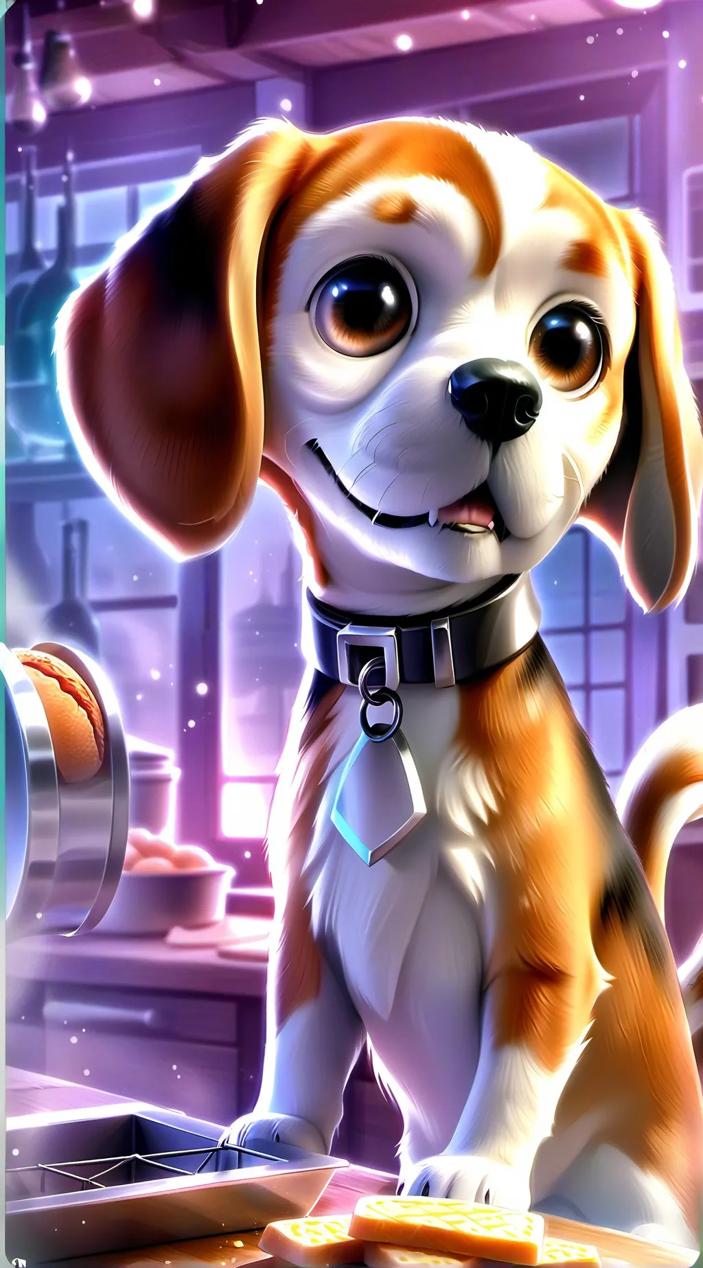 ai character: Espíritu del Sabueso Marrón background