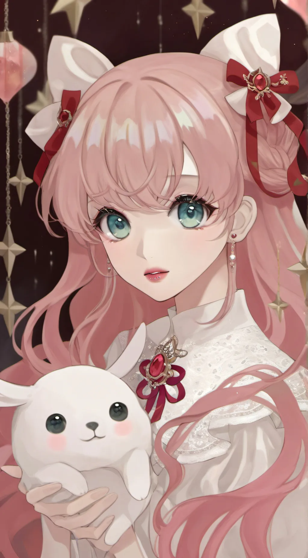 ai character: °☆Анита☆° background