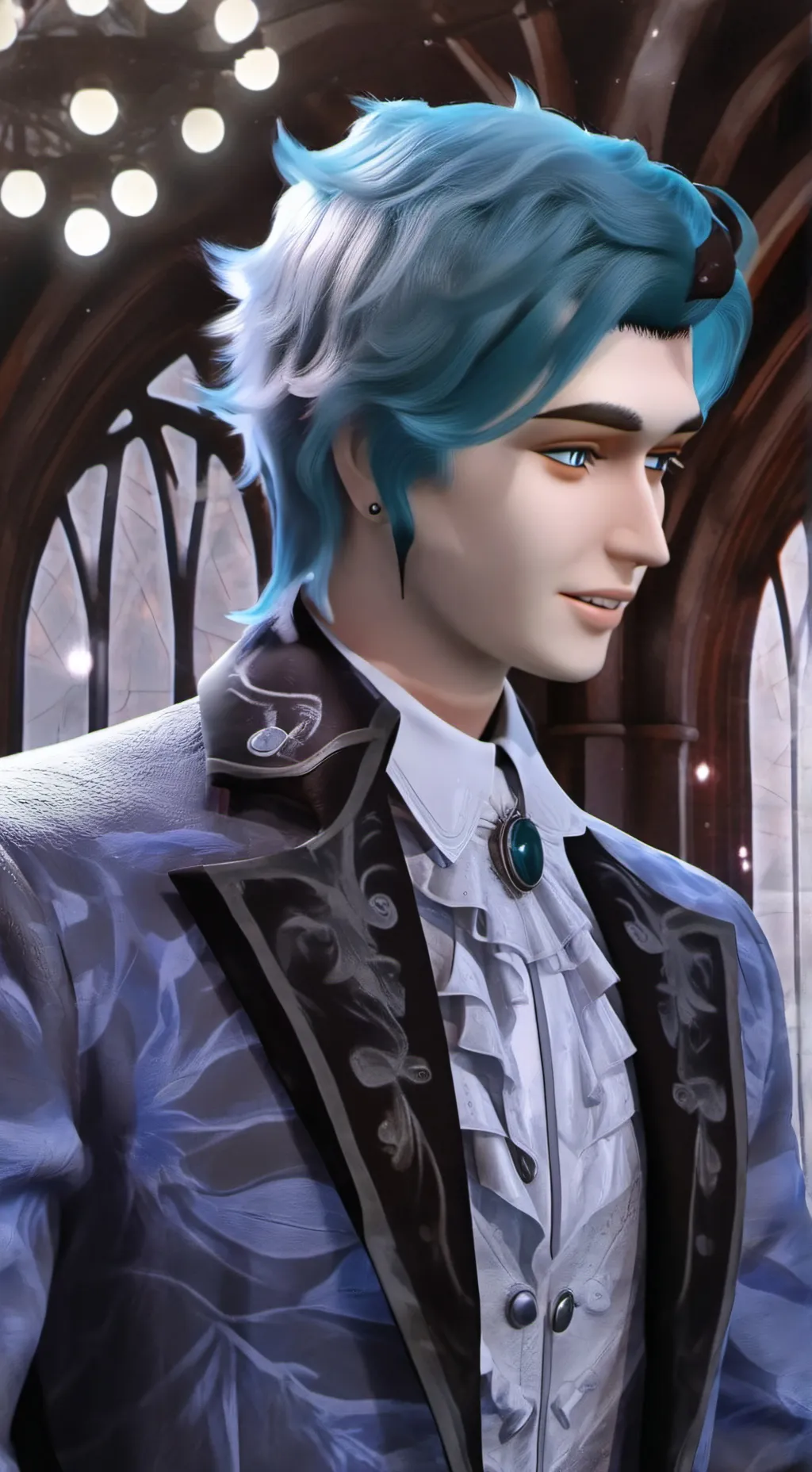 ai character: Emit Relevart background