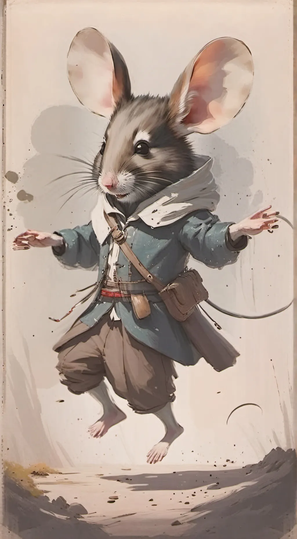 ai character: rat background