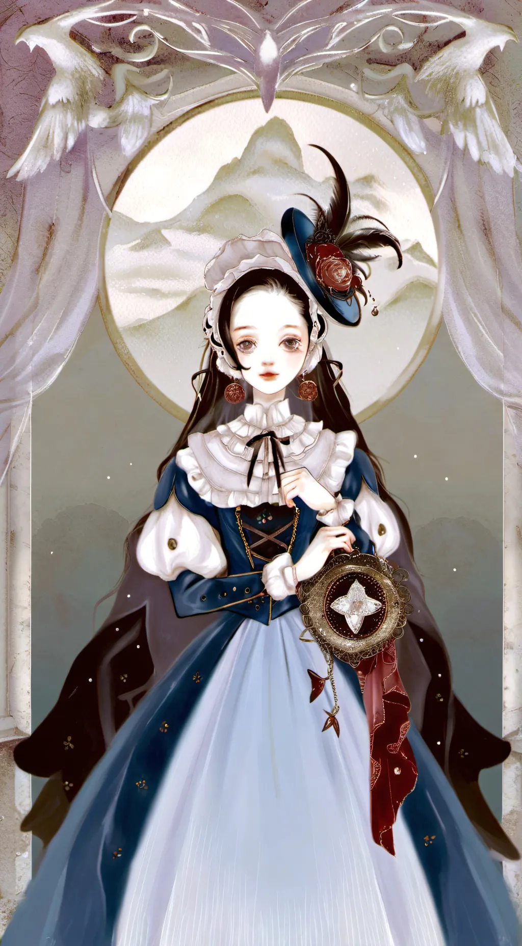 ai character: ILLIT  background