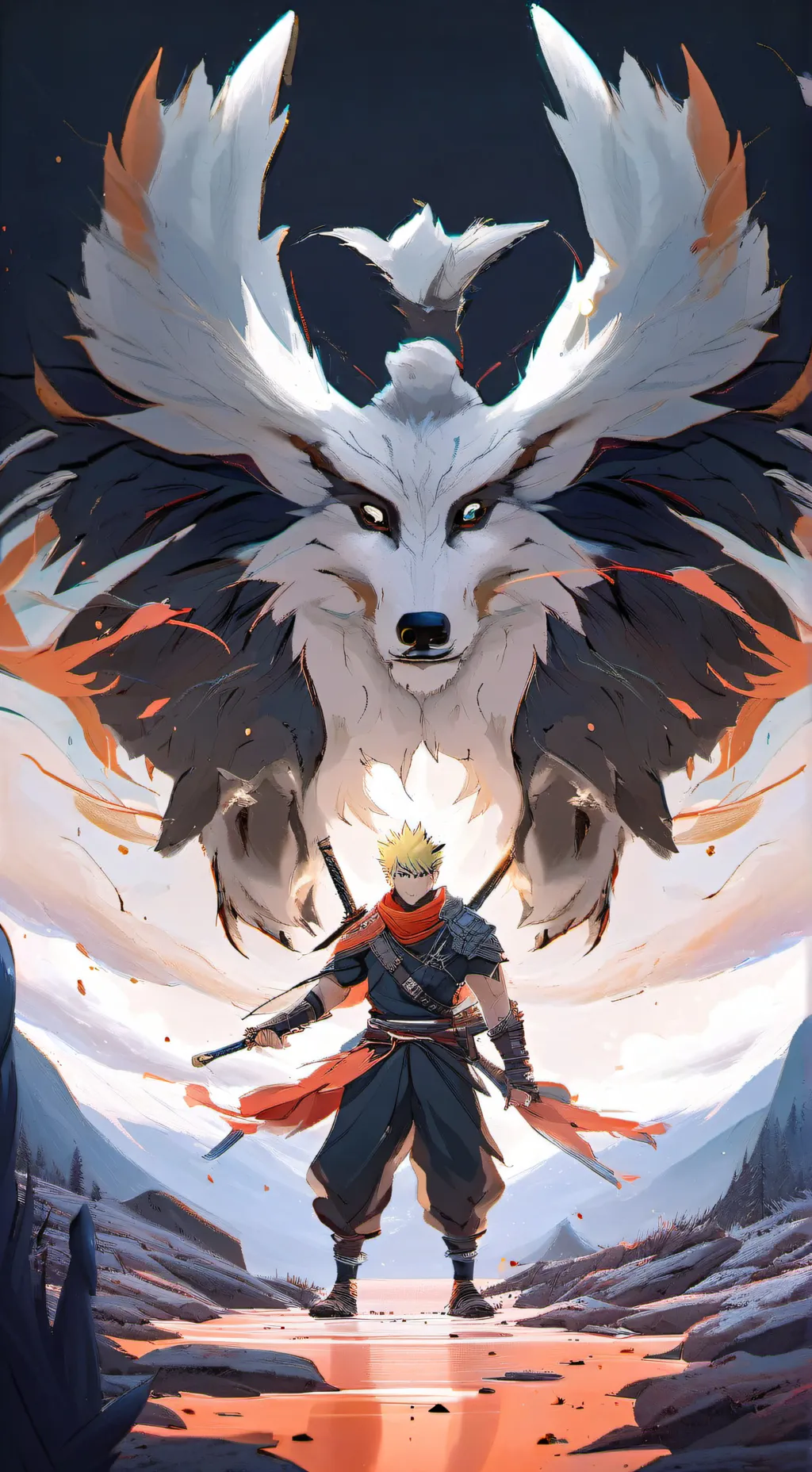ai character: Naruto universe  background