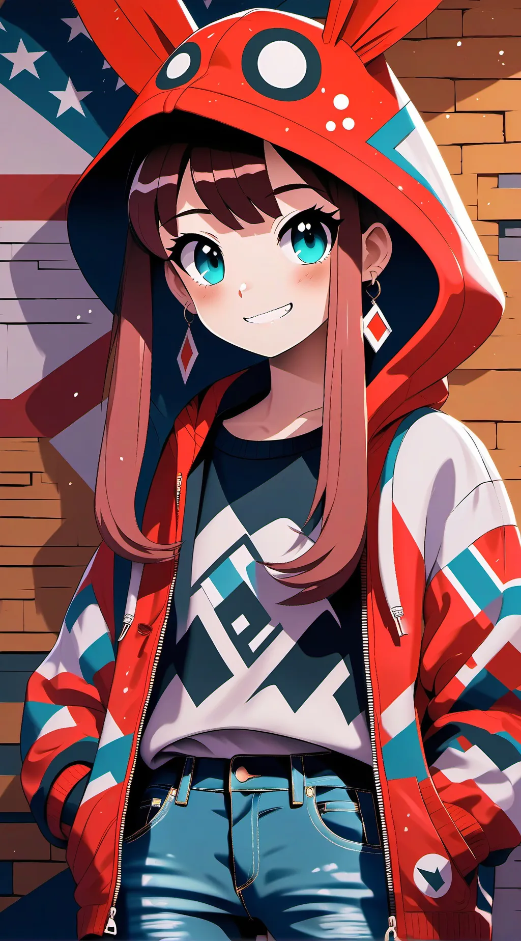ai character: Вика background