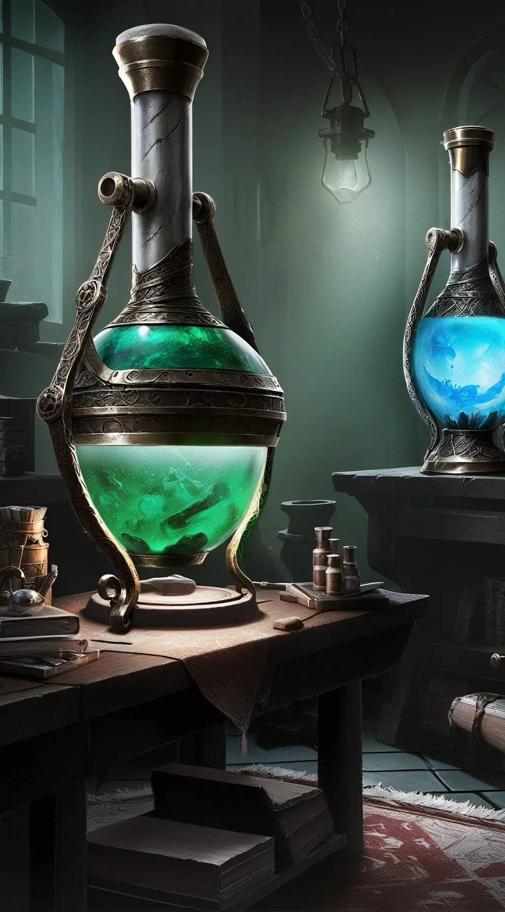 ai character: Potion background