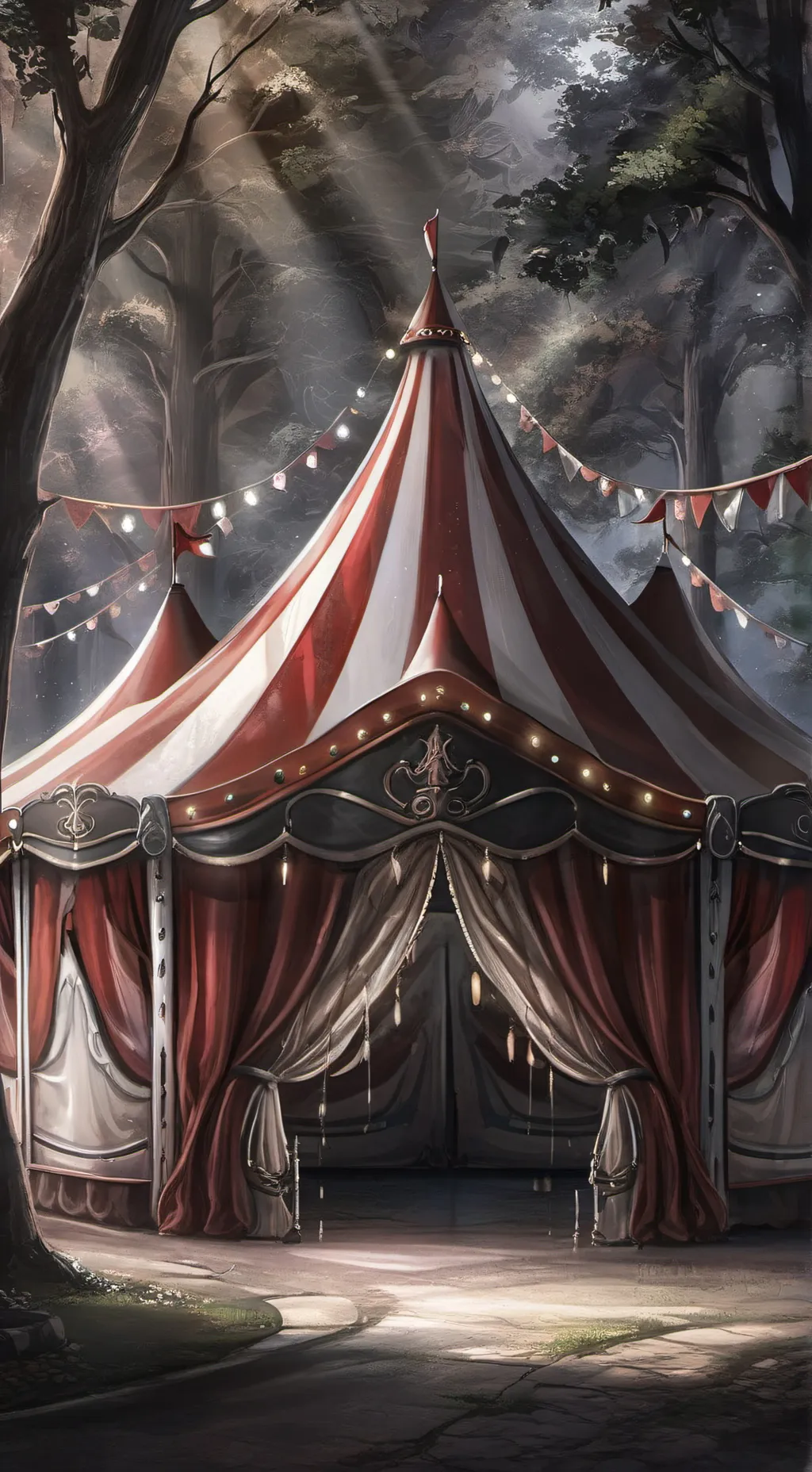 ai character: mha circus background