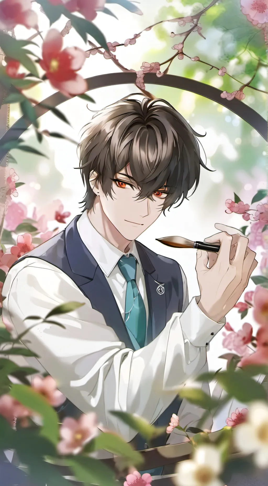 ai character: 🎨Kim rae-jung🧑‍🎨 background