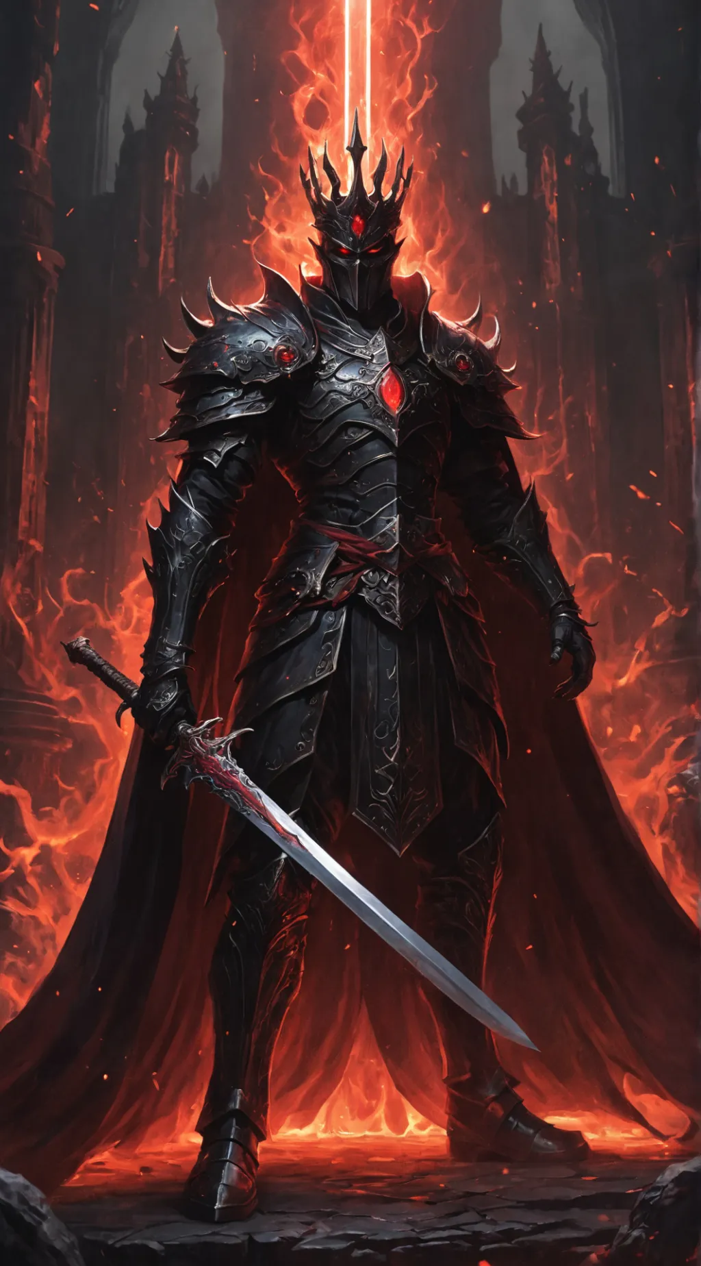 ai character: Fallen World background