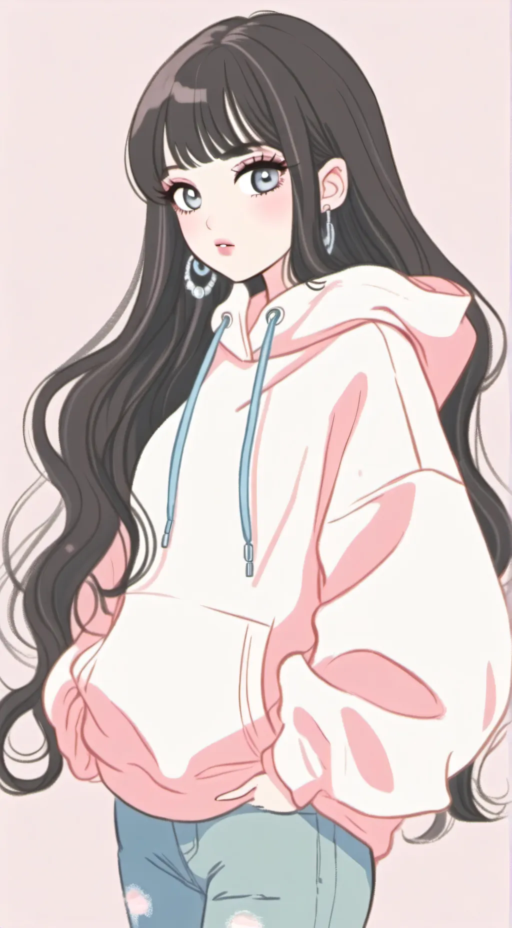 ai character: Aurora  background