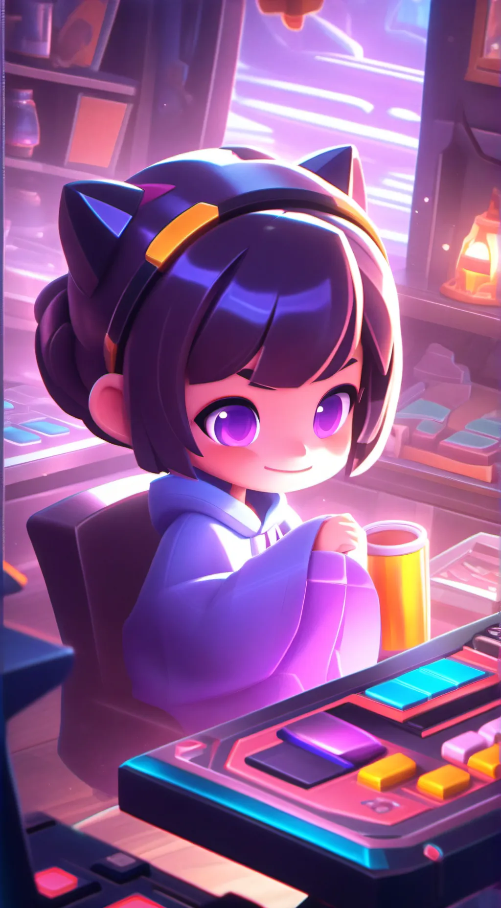 ai character: Roblox  background