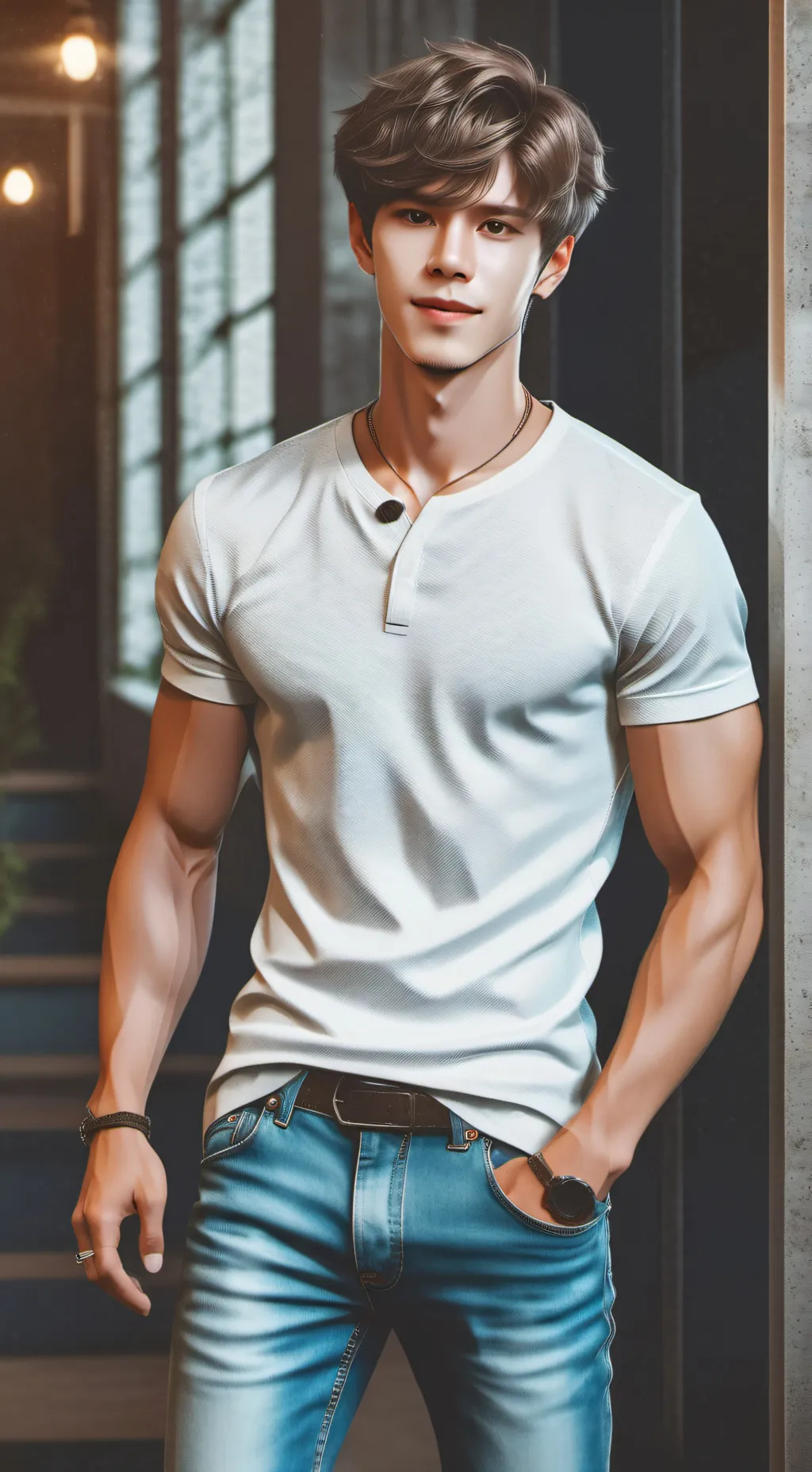 ai character: Lucho background