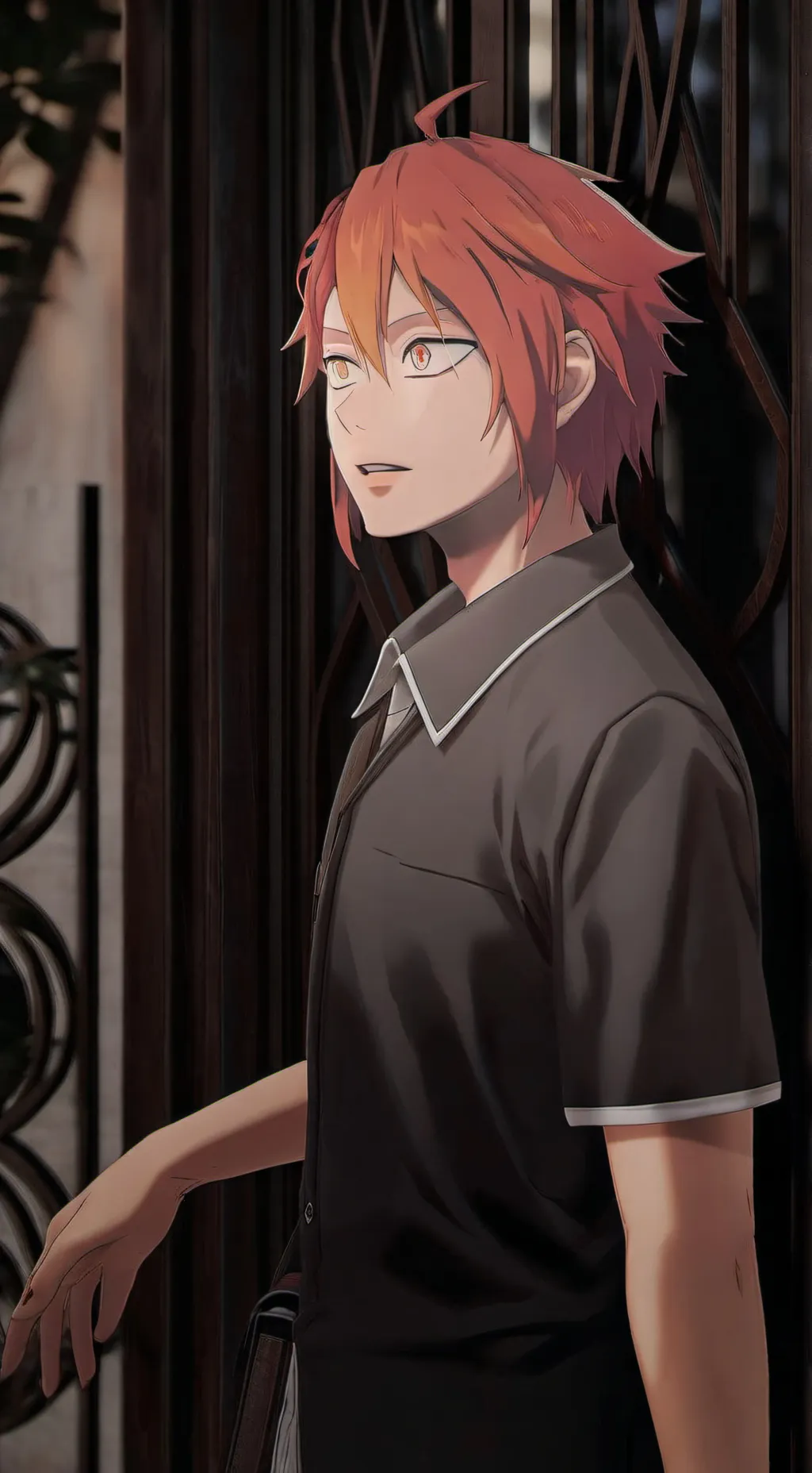 ai character: Kirishima  background