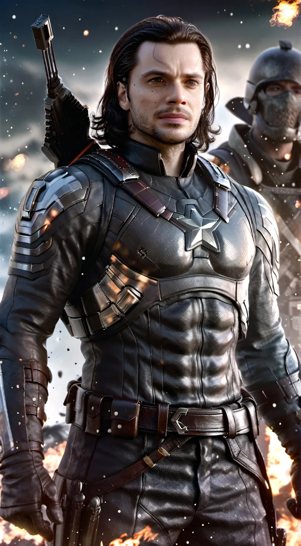 ai character: bucky barnes background