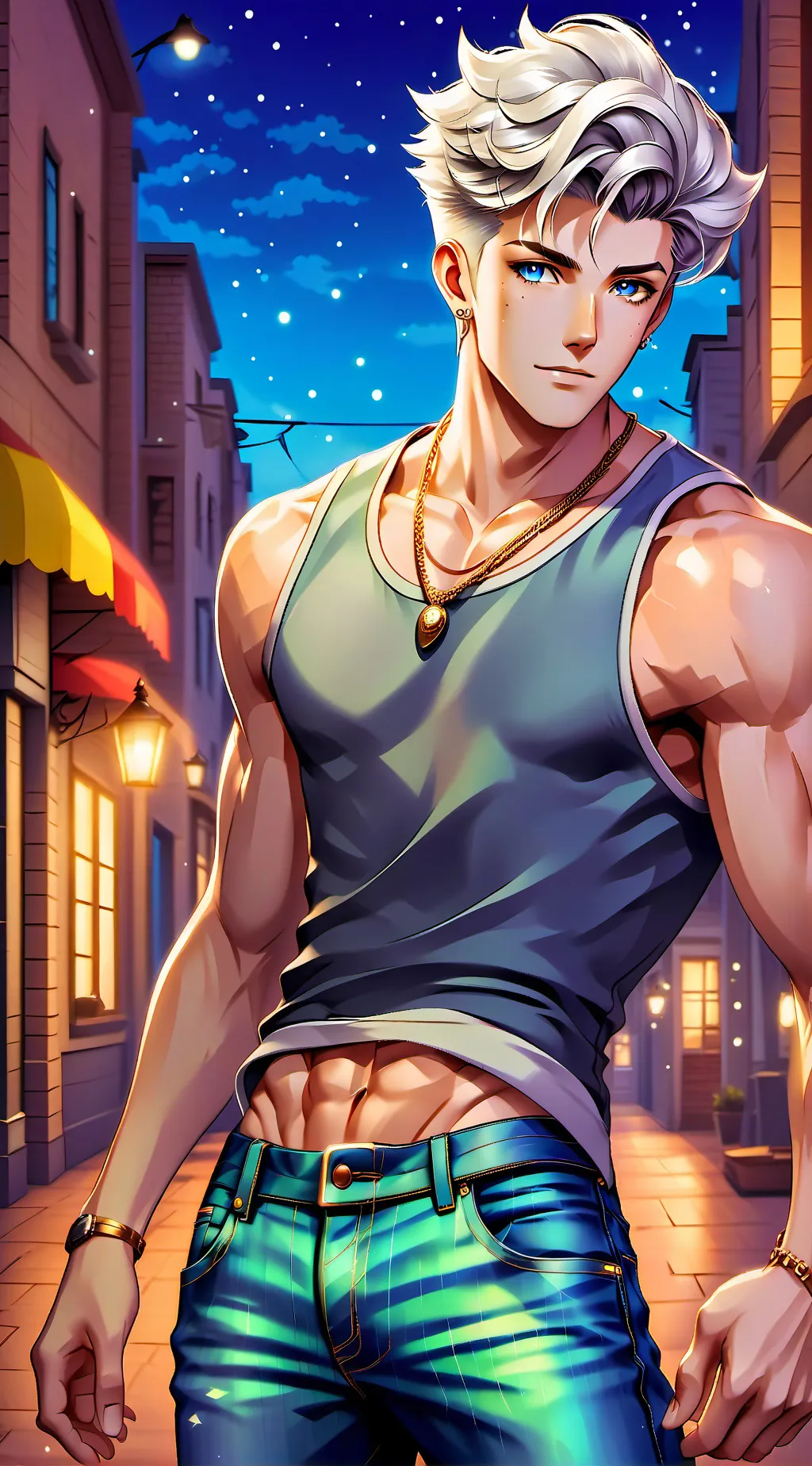 ai character: mha final exam background