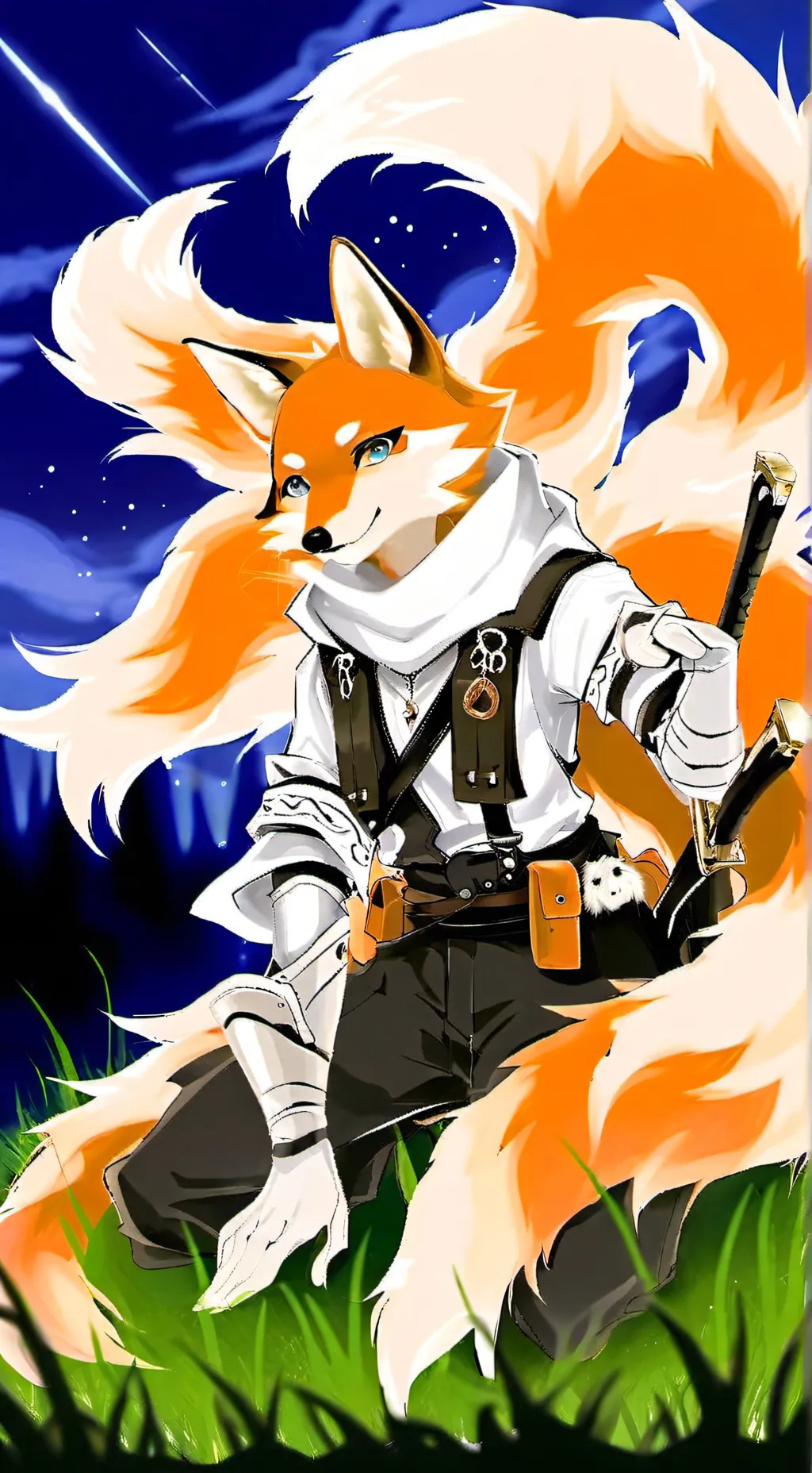 ai character: FireStar background