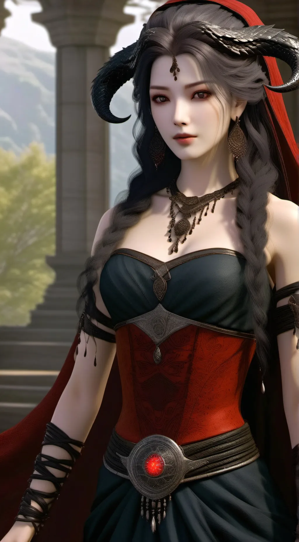 ai character: Kurushimi background