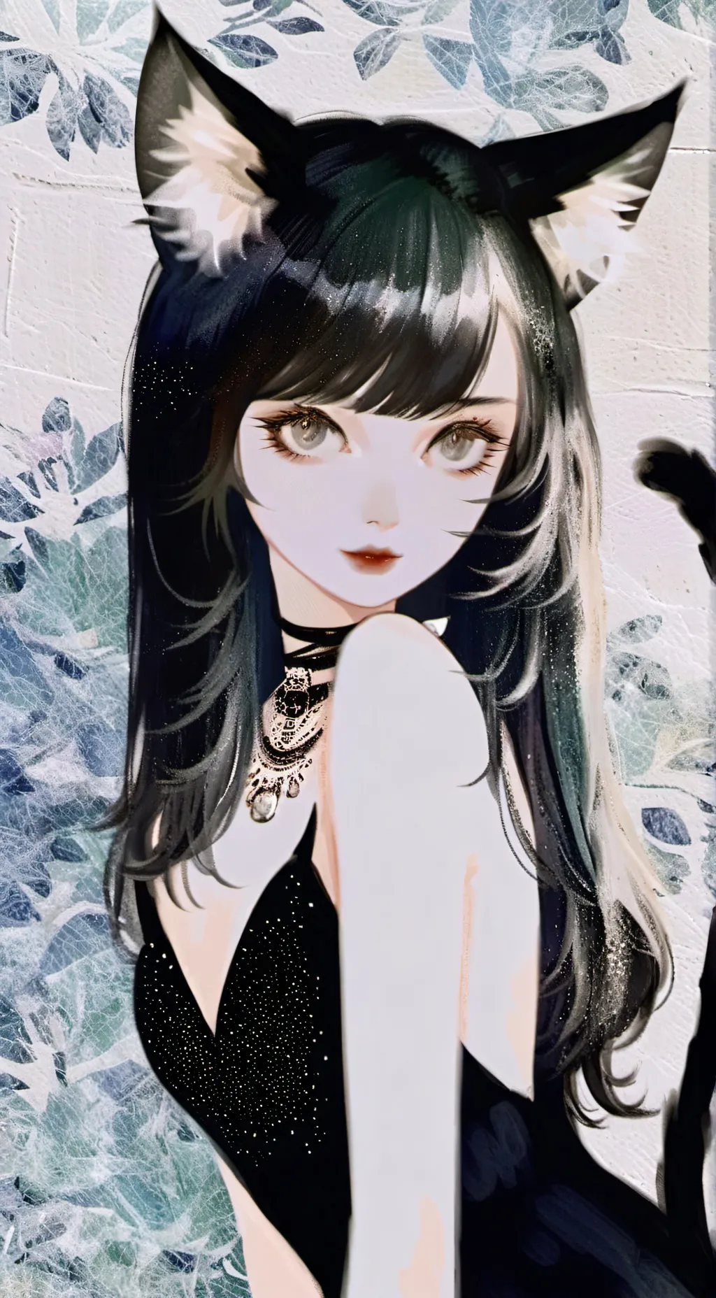 ai character: Mystic Shadow Feli background