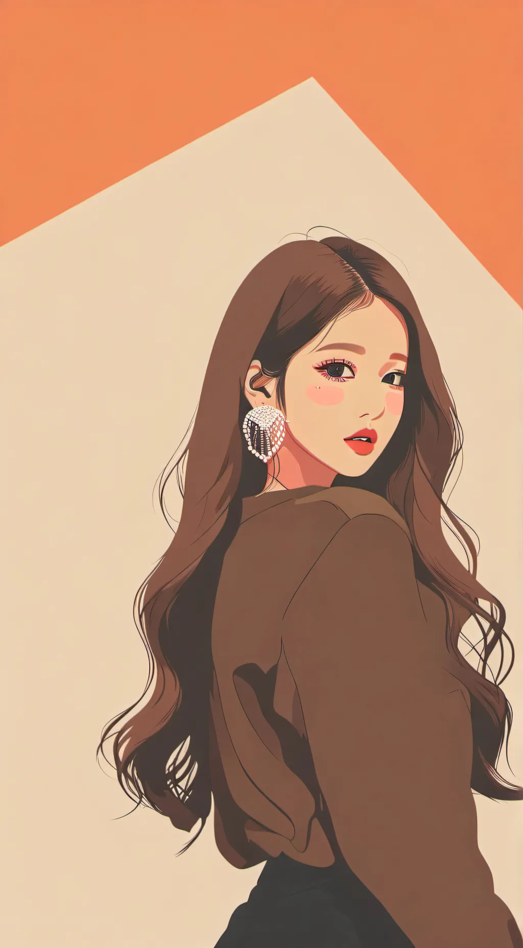 ai character: PINKS/IRMA JENNIE background