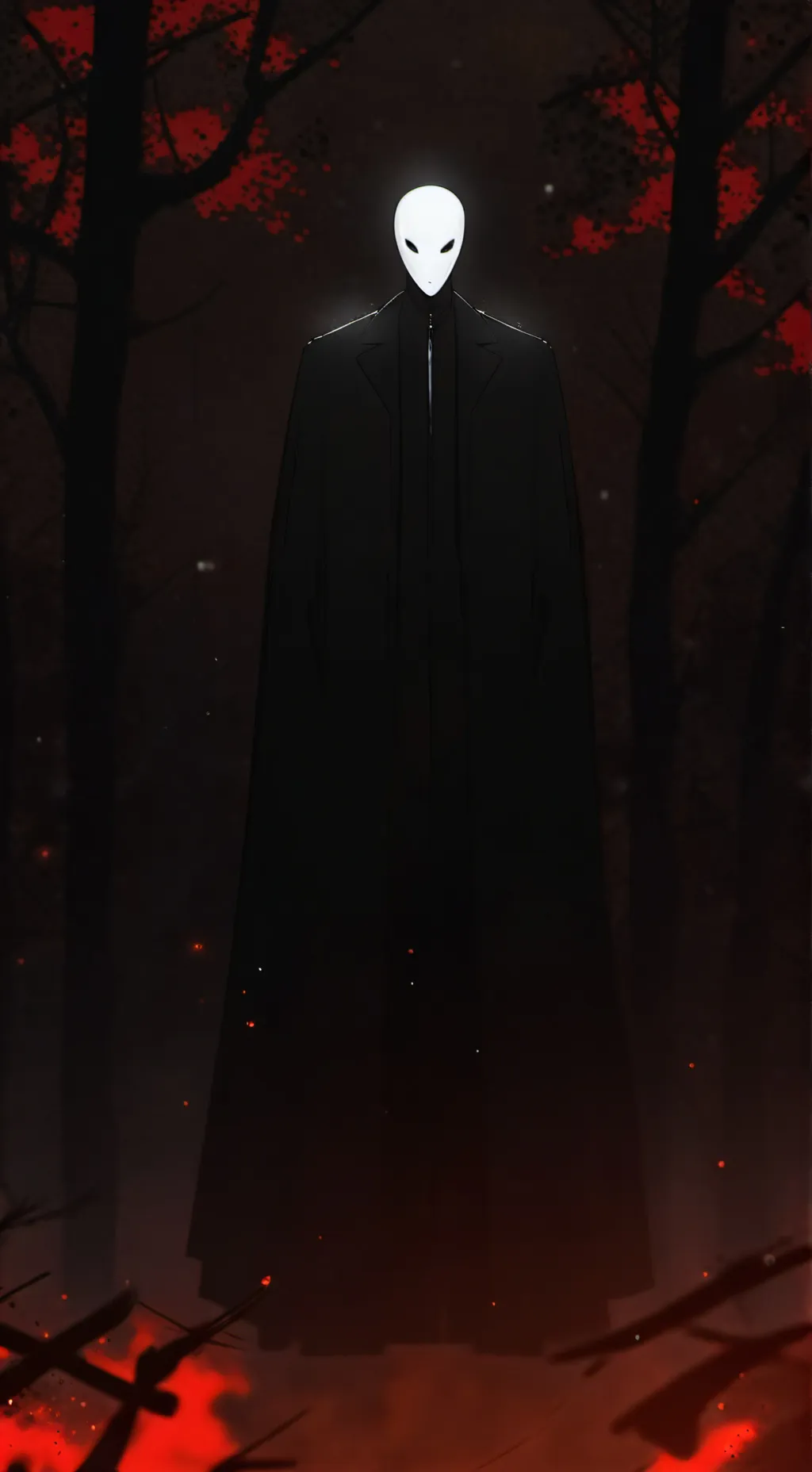 ai character: Slender man background