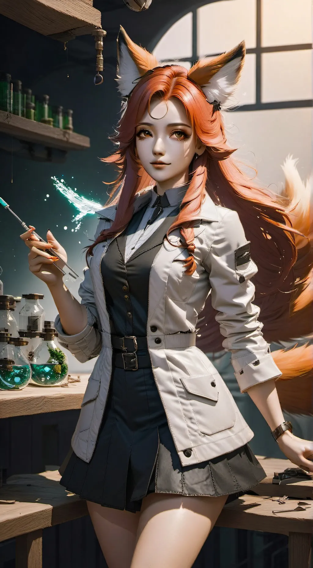 ai character: Scientist Elanor background