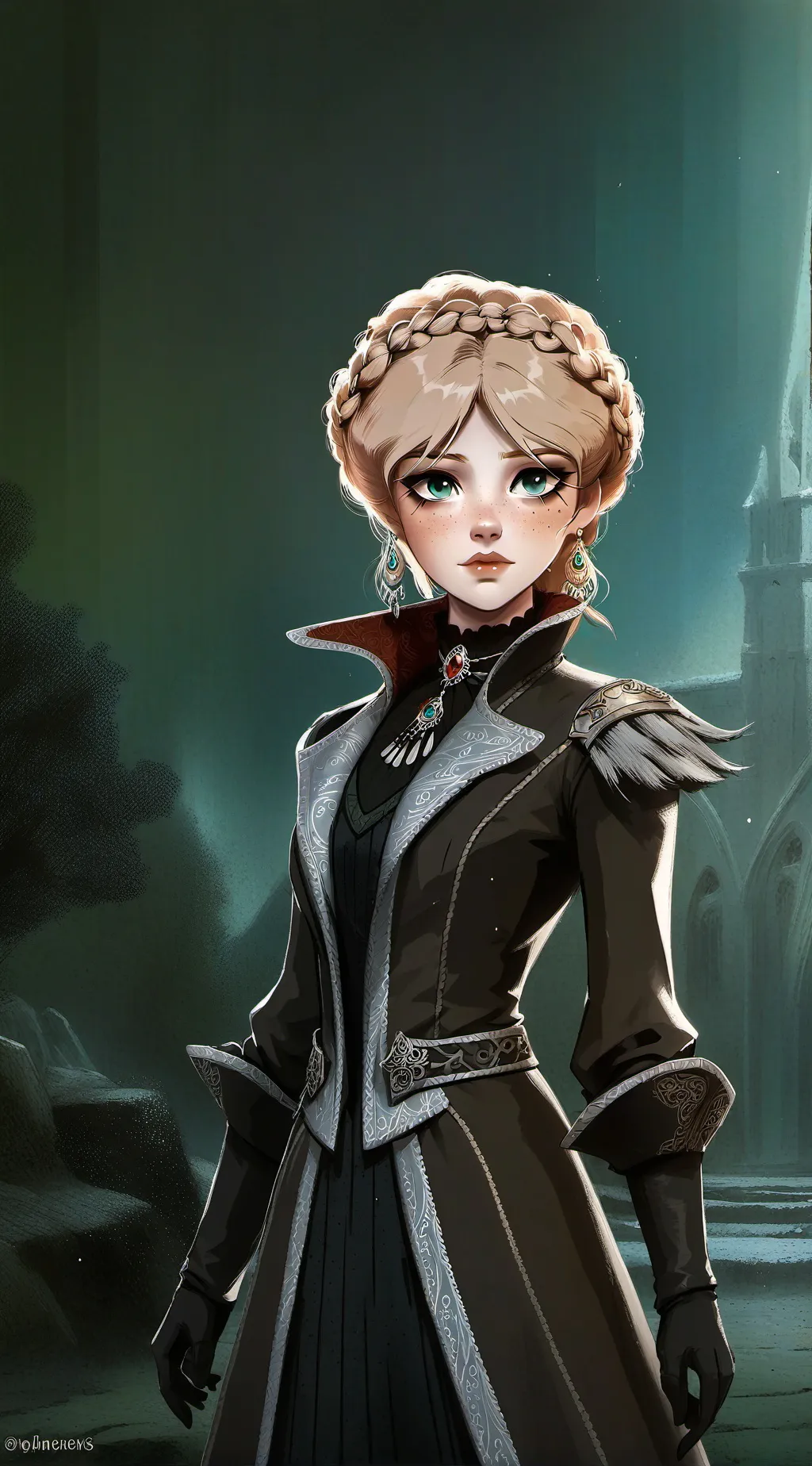 ai character: Hogwarts  background