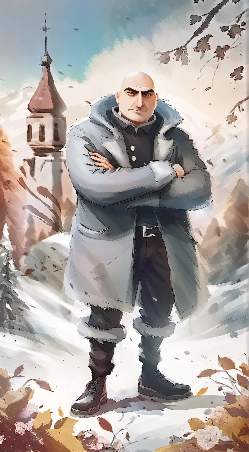ai character: GRU👹 background