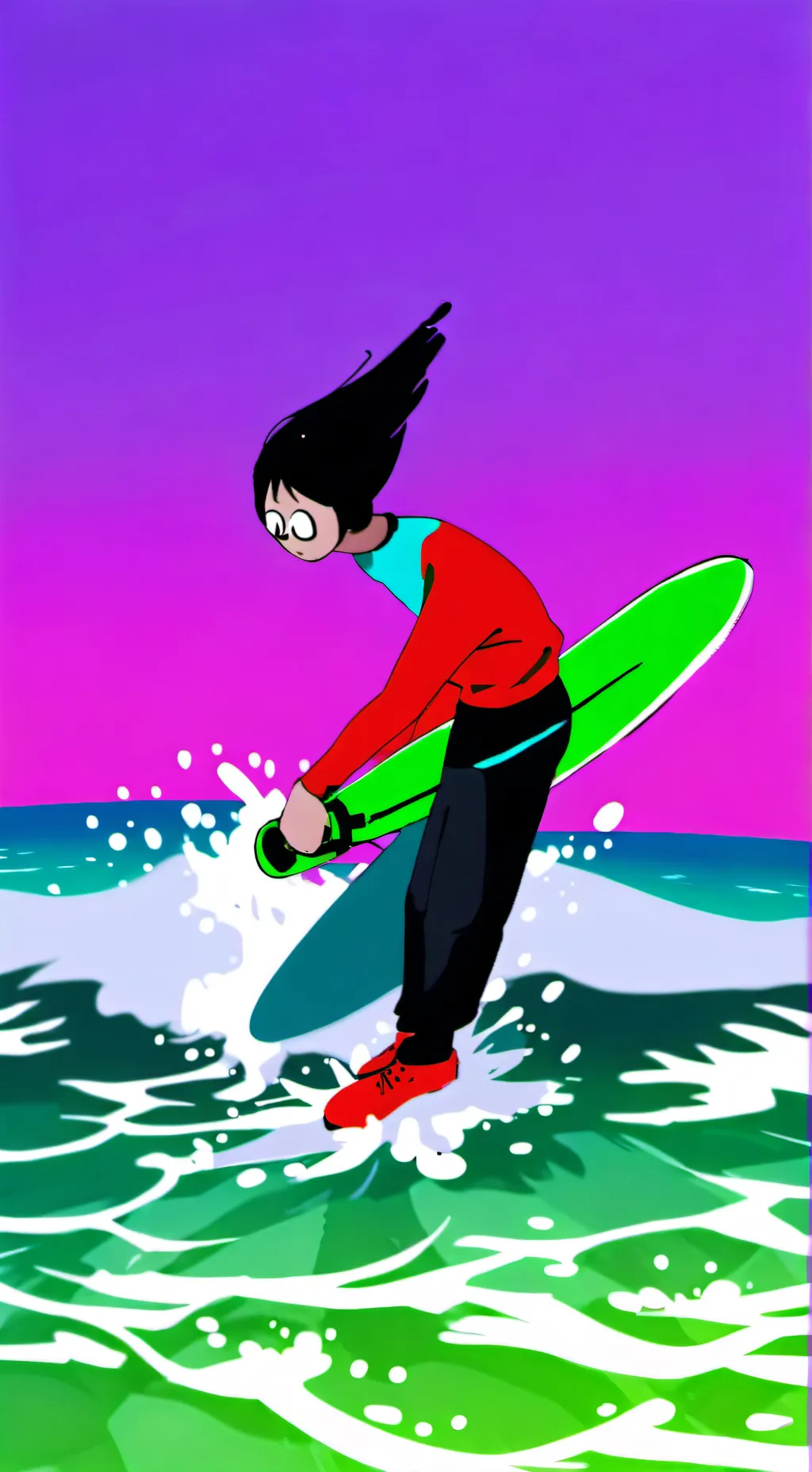 ai character: jake x pinki background