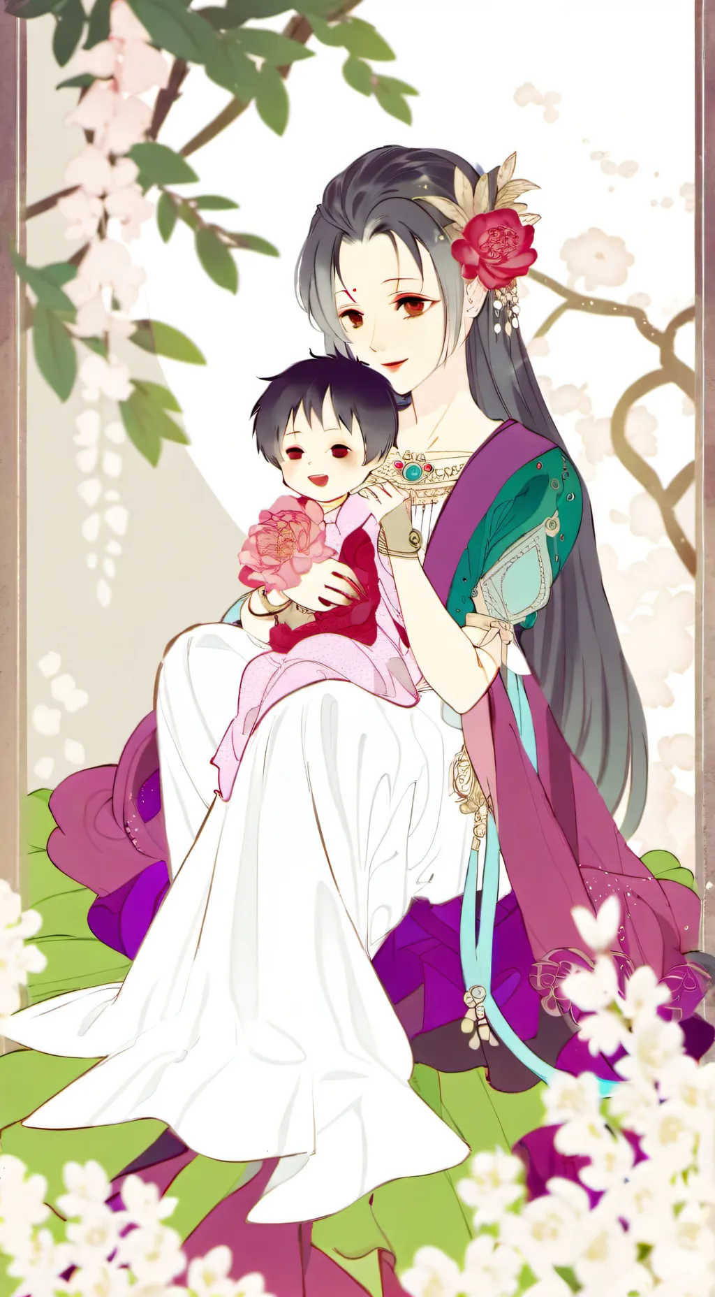 ai character: mitoba(genderbend) background