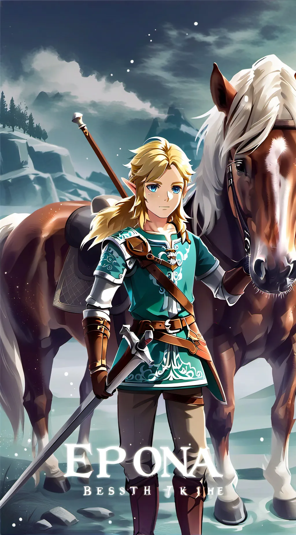 ai character: young Link background