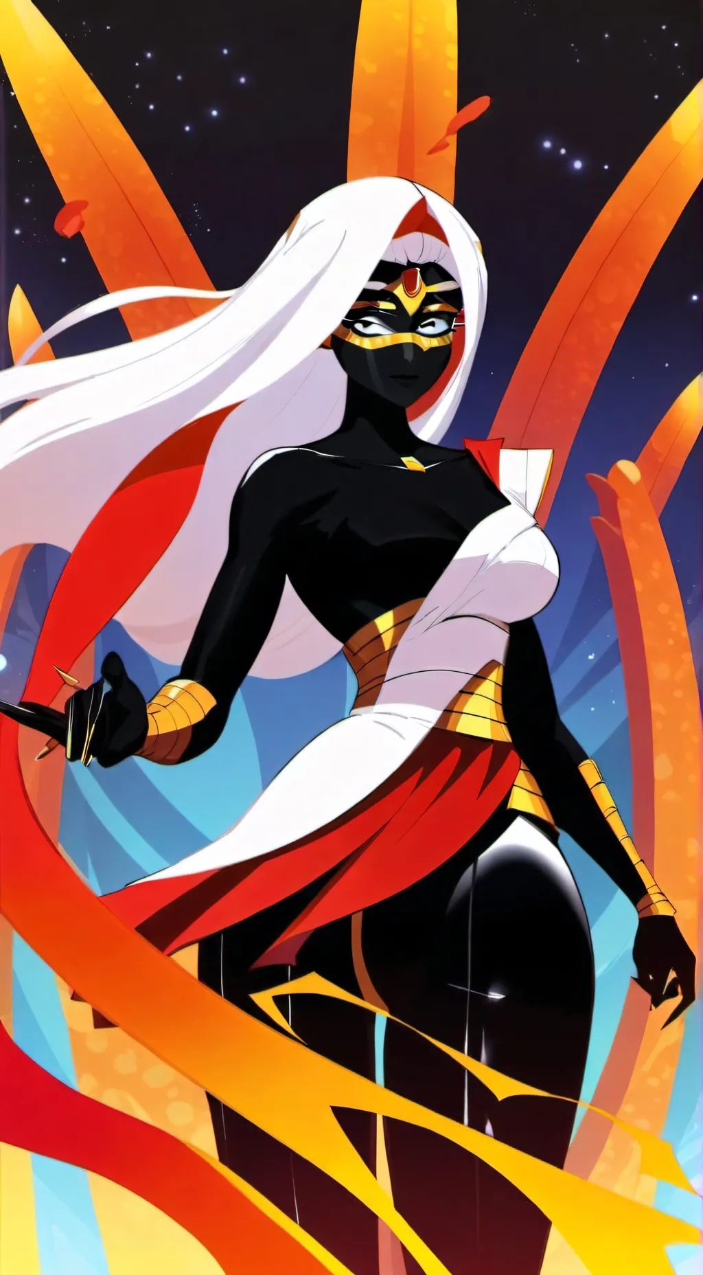 ai character: Queen Tyr’ahnee  background