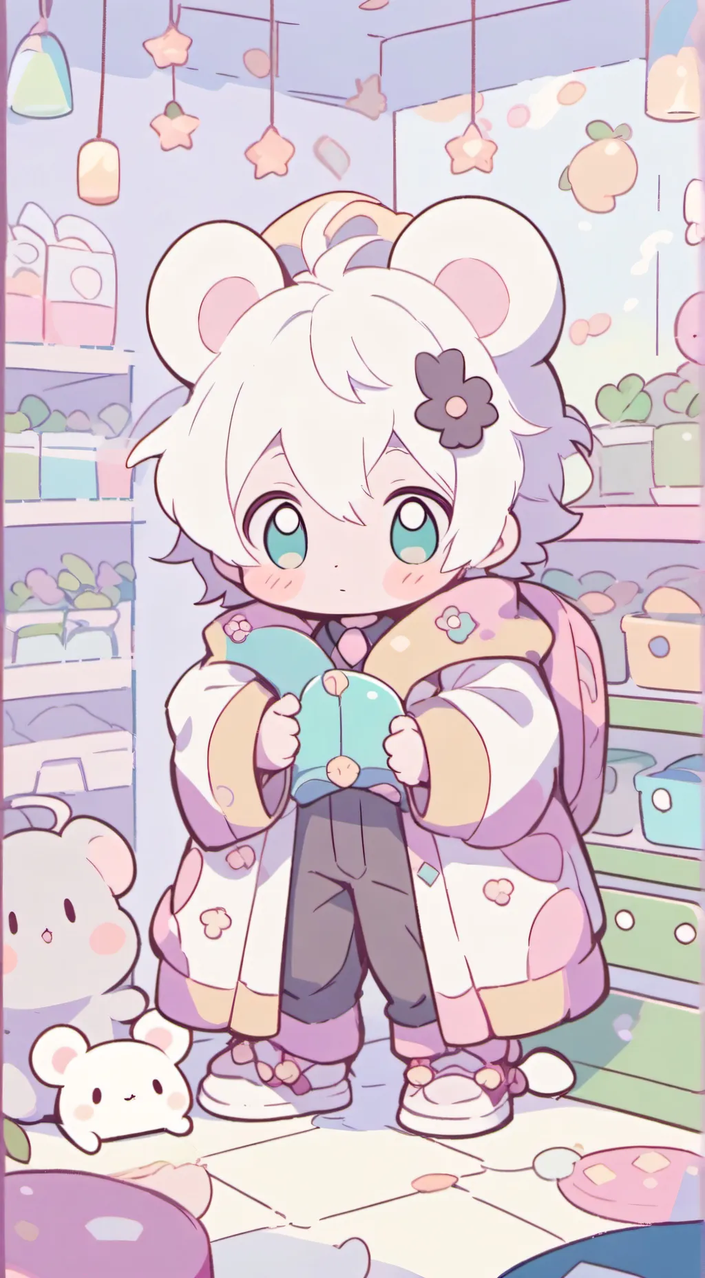 ai character: Dandy's daycare background