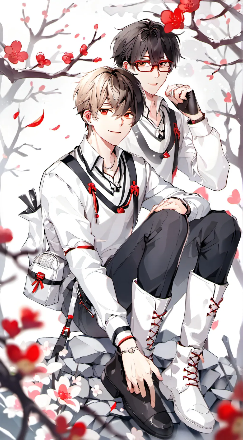 ai character: gay teen dad background
