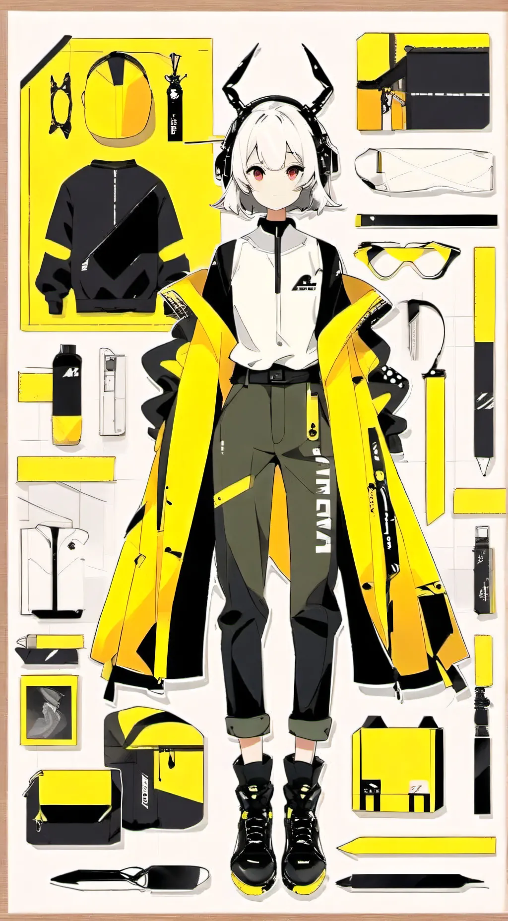 ai character: Hybrid World 4 background