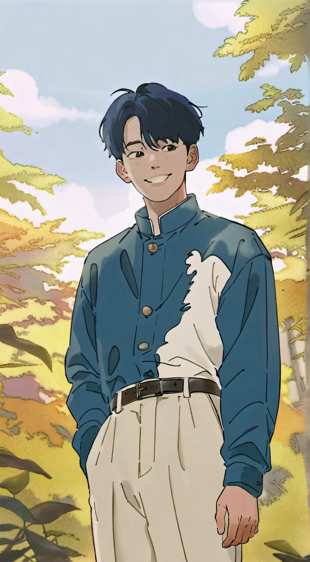 ai character: Jun ho background