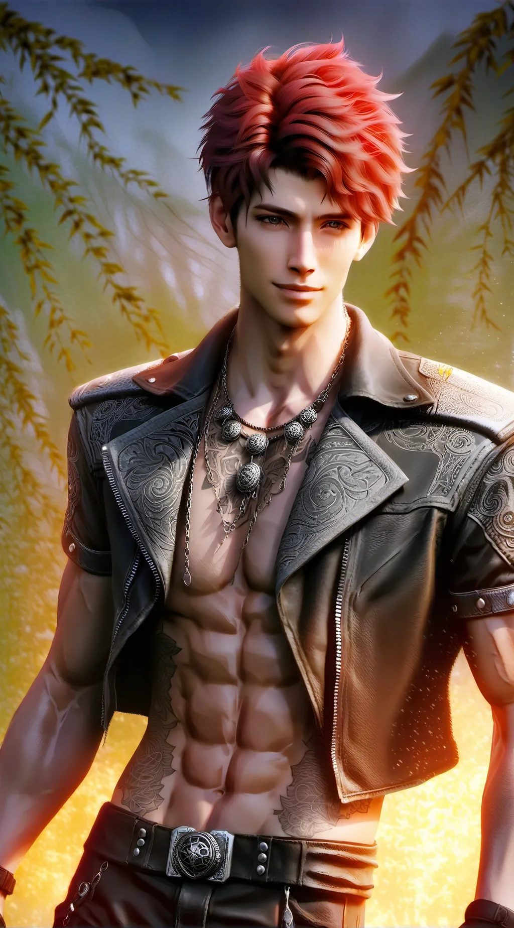 ai character: ❤️Xaviar❤️ background