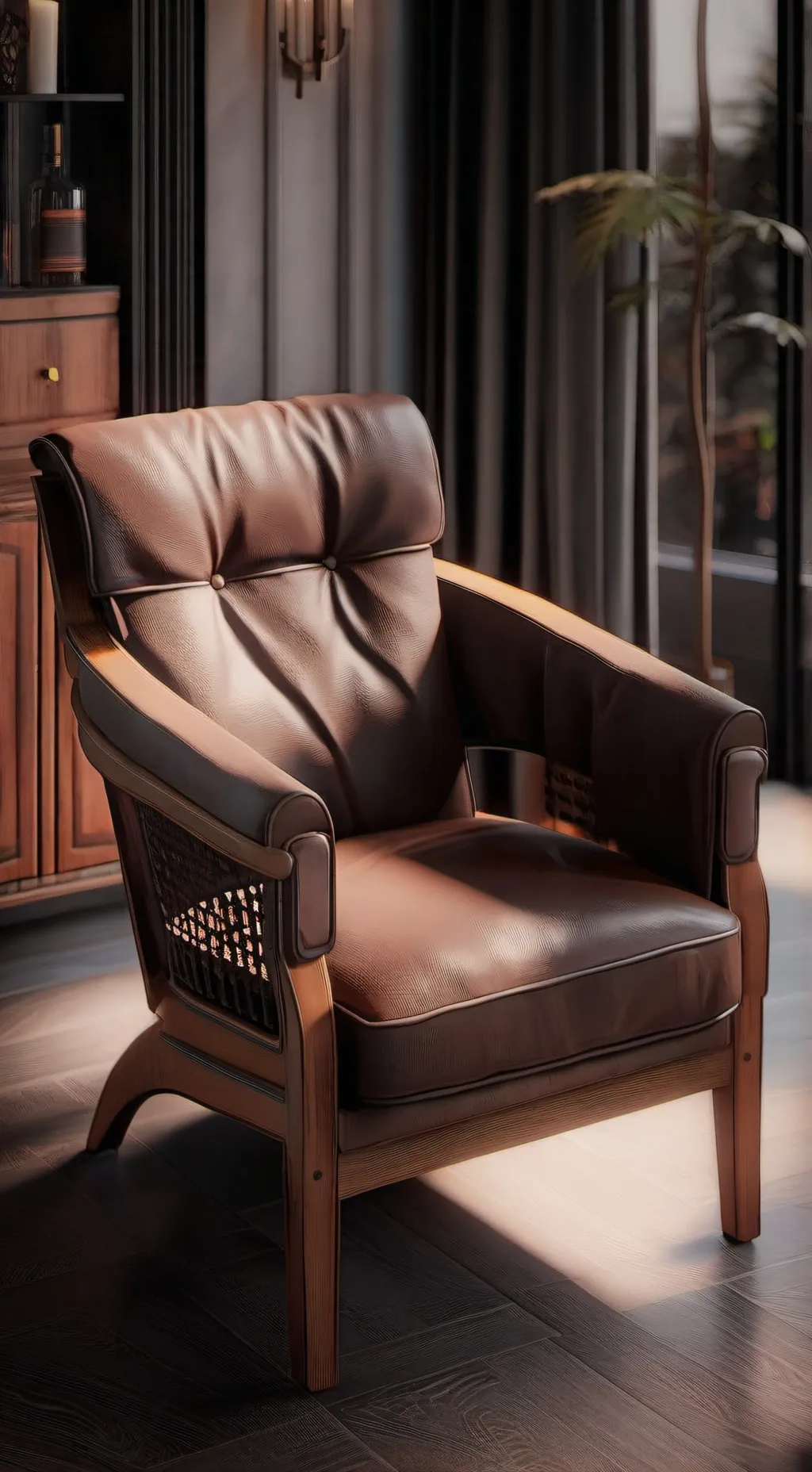 ai character: chair  background